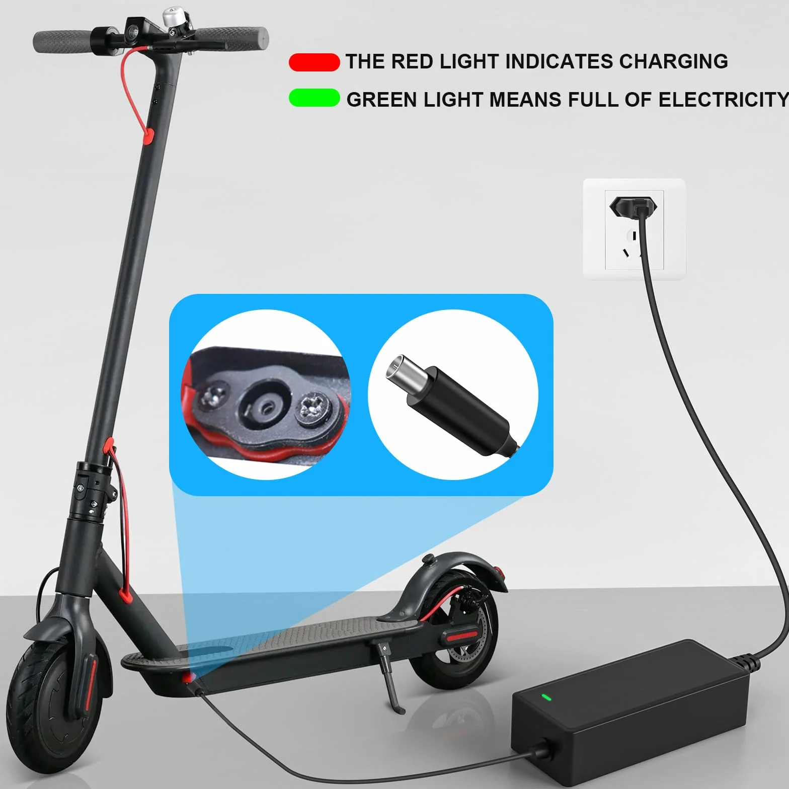 Cargador Patinete 42V 2A para Xiaomi M365 Pro Pro 2 1S Ninebot F40 F30 F20 ES1 ES2 ES4 ES3 E22E Batería 36V