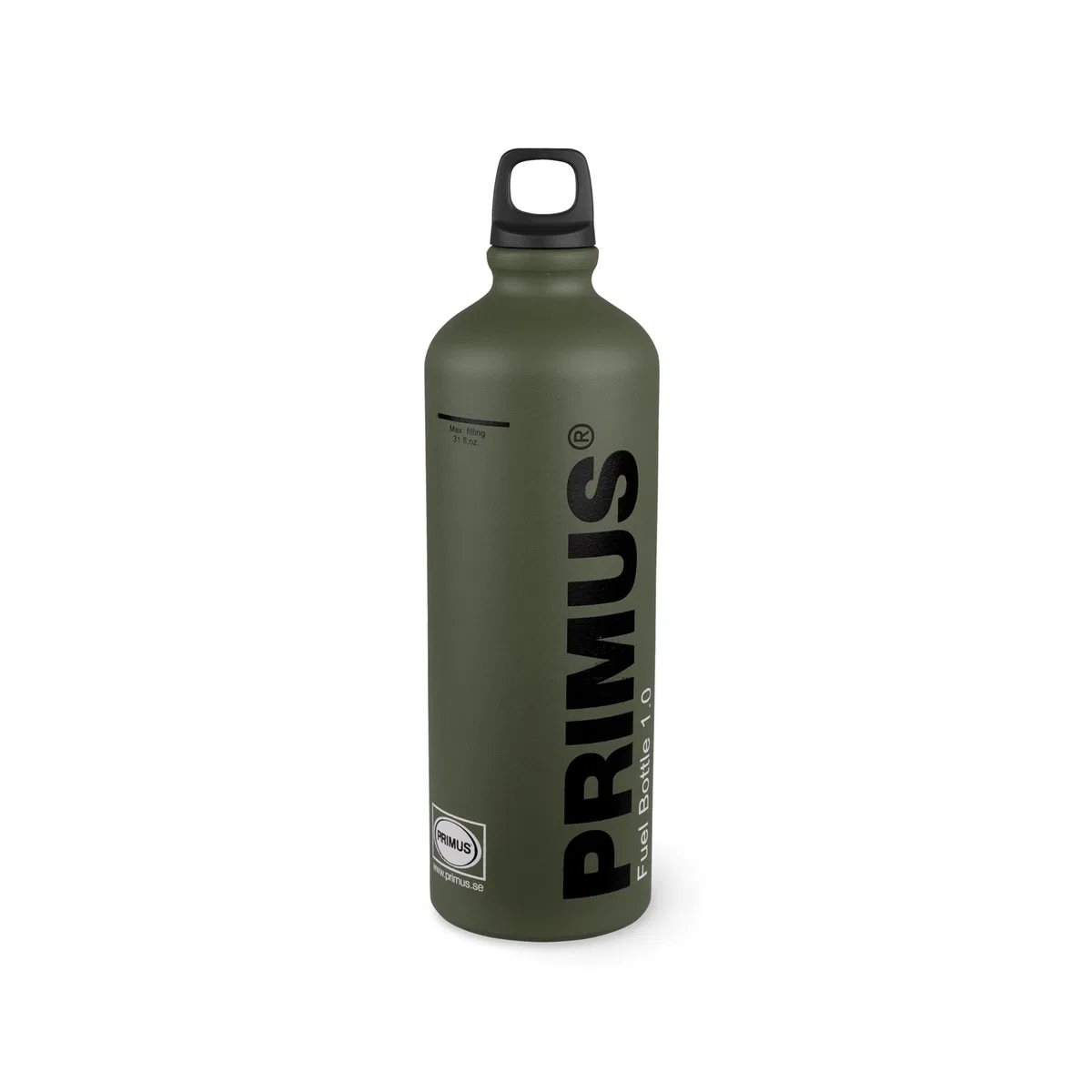 PRIMUS Botella de combustible de 1,0 L – de aluminio extruido – para hornillo de gasolina camping – botellas de combustible para cocinas multifuel – hornillo de camping gasolina – botella de