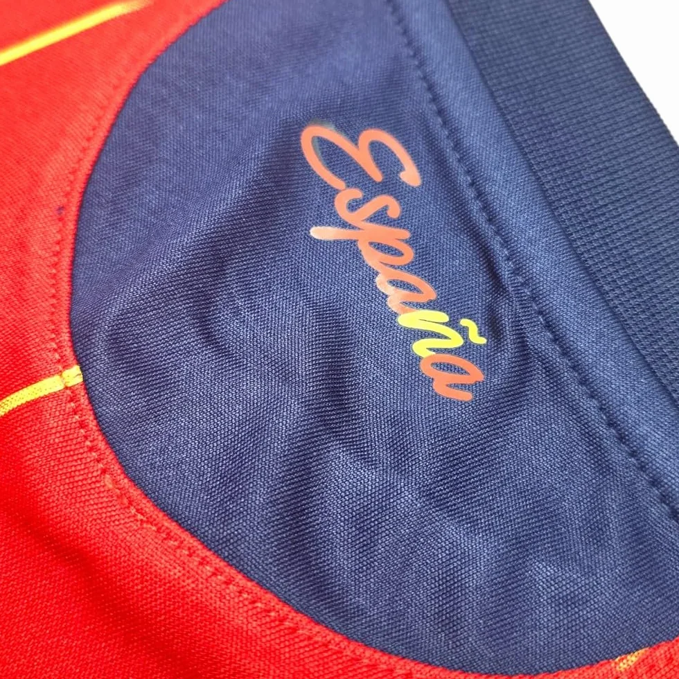 Camiseta selección española- Personalizable - Mundial 2026-2028 Replica Oficial | Niño Unisex | Equipación Fútbol Infantil | Nombre y Número Personalizado | Tejido Deportivo Transpirable