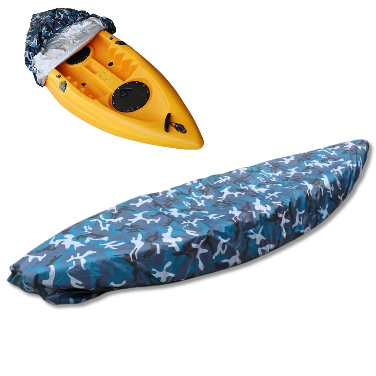 Cubierta De Kayak y Canoa, Cubierta Universal para Kayak Cubierta De Canoa De Kayak Impermeable 4,5 m para Bote (Océano)