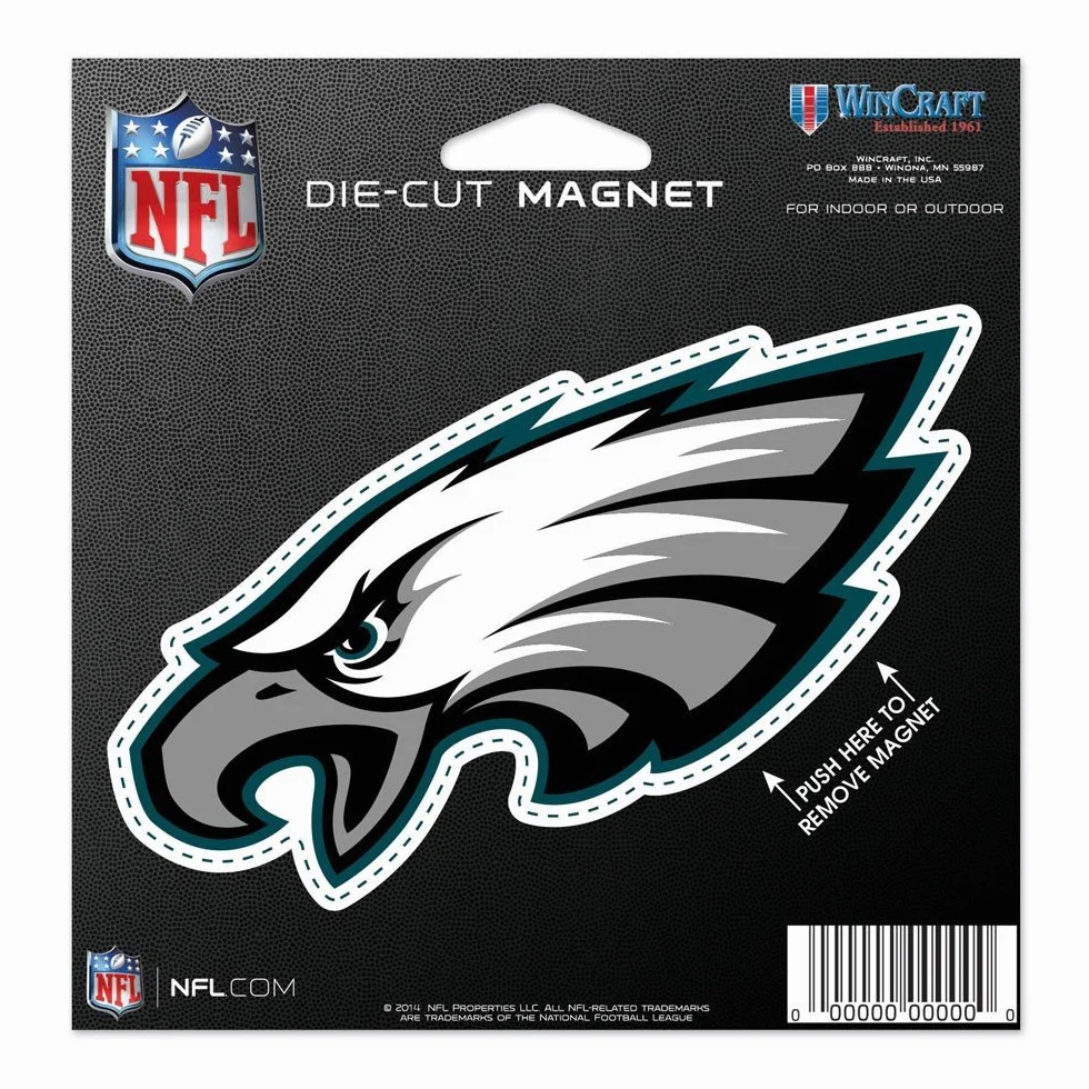 Wincraft NFL Philadelphia Eagles - Imán troquelado (11,4 x 15,2 cm)
