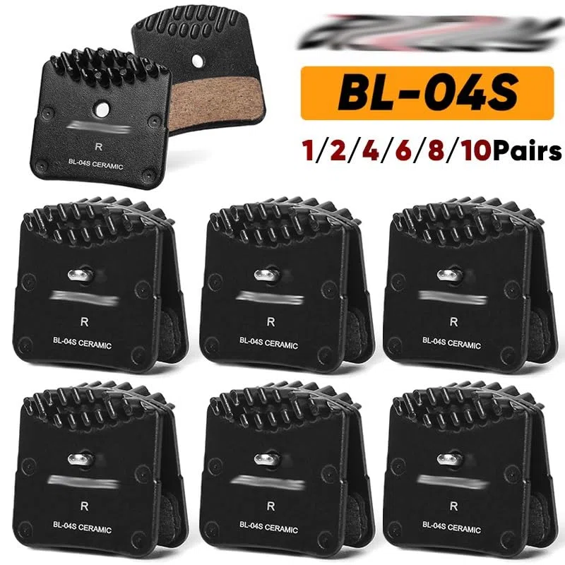 Pastillas de freno de disco de cerámica for bicicleta Pastillas de freno hidráulicas compatibles con H03A D03S Pastillas de freno de disco de bicicleta compatibles con M640 M820 M8120 piezas de bicicl