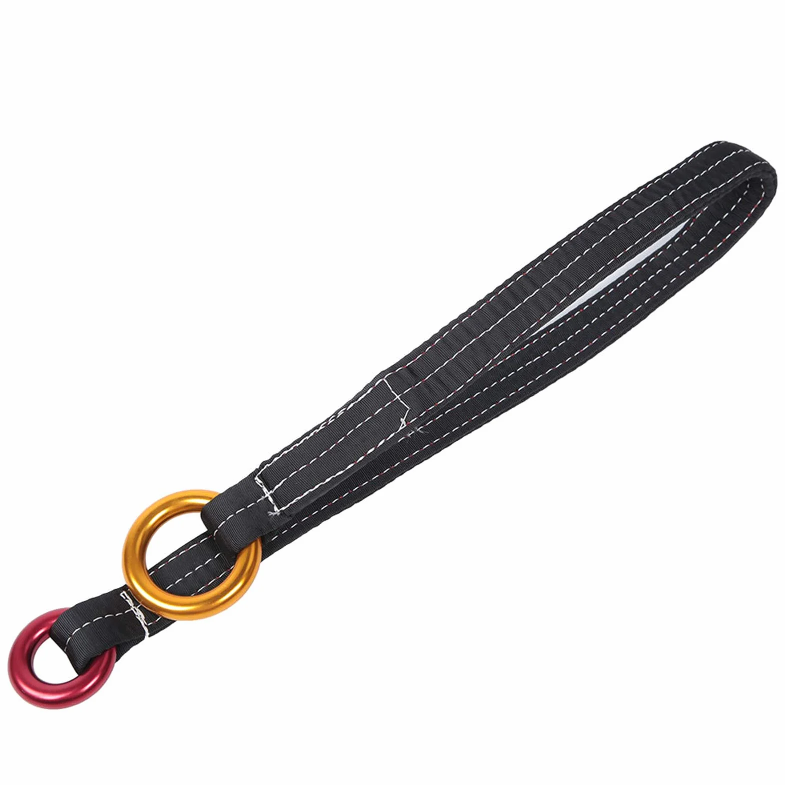 Demeras Cordón de árbol de Escalada de 120 CM Cordón de Alambre de Rescate de árbol de Escalada al Aire con 2 Anillos Colgantes para Escalar