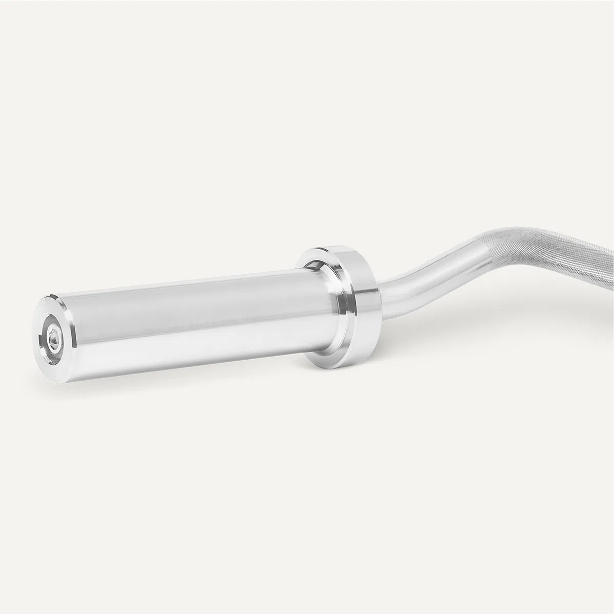 Amazon Basics Barra Olímpica Curvada de 5,1cm, 119,4cm, Cromada