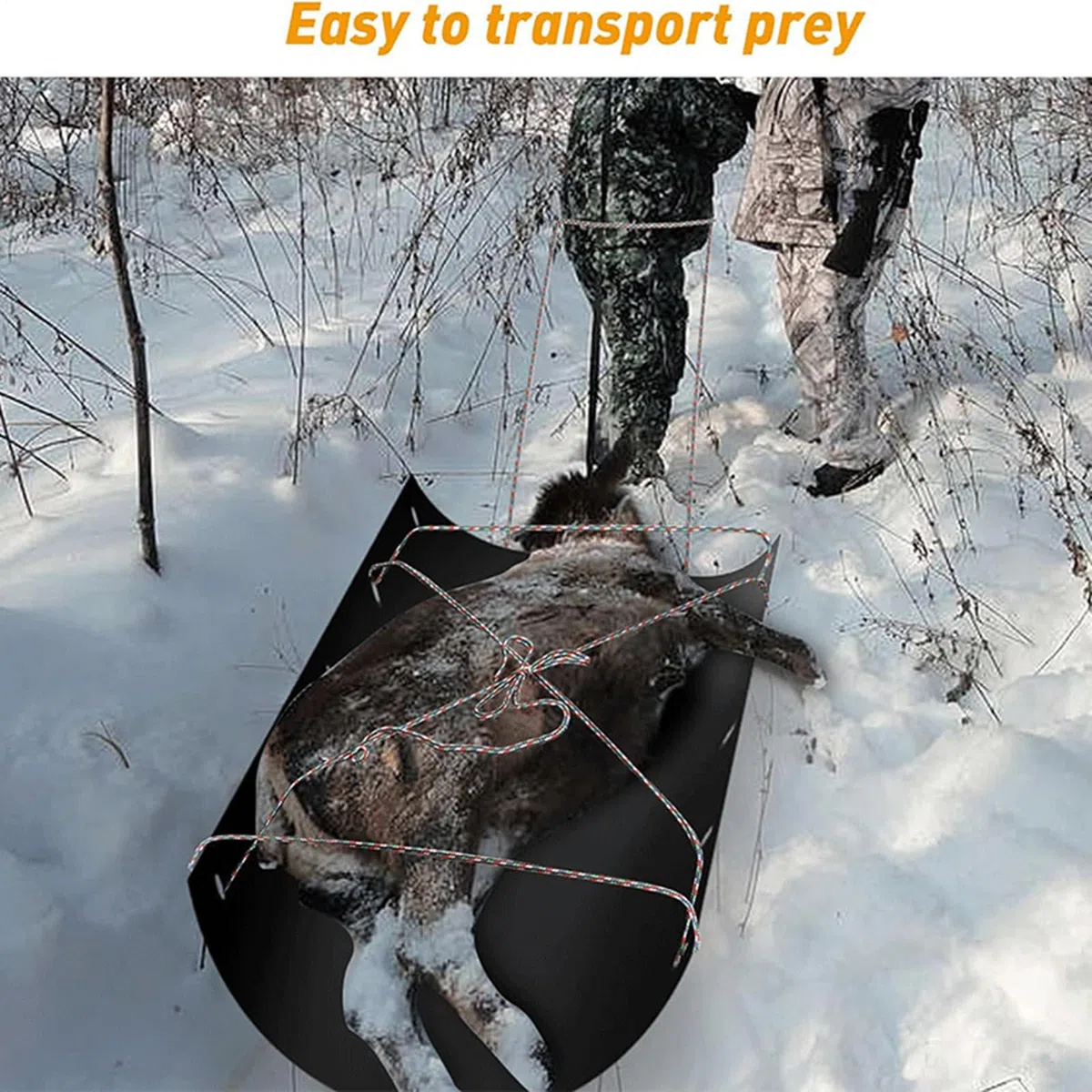 Trineo De Arrastre De Ciervos - Trineo De Caza Multiusos - Trineomuerto Resistente Arrastre De Ciervos, TrineoUtilitario Multiusos para Leña, En Hielo Y Equipo De Caza para Acampar