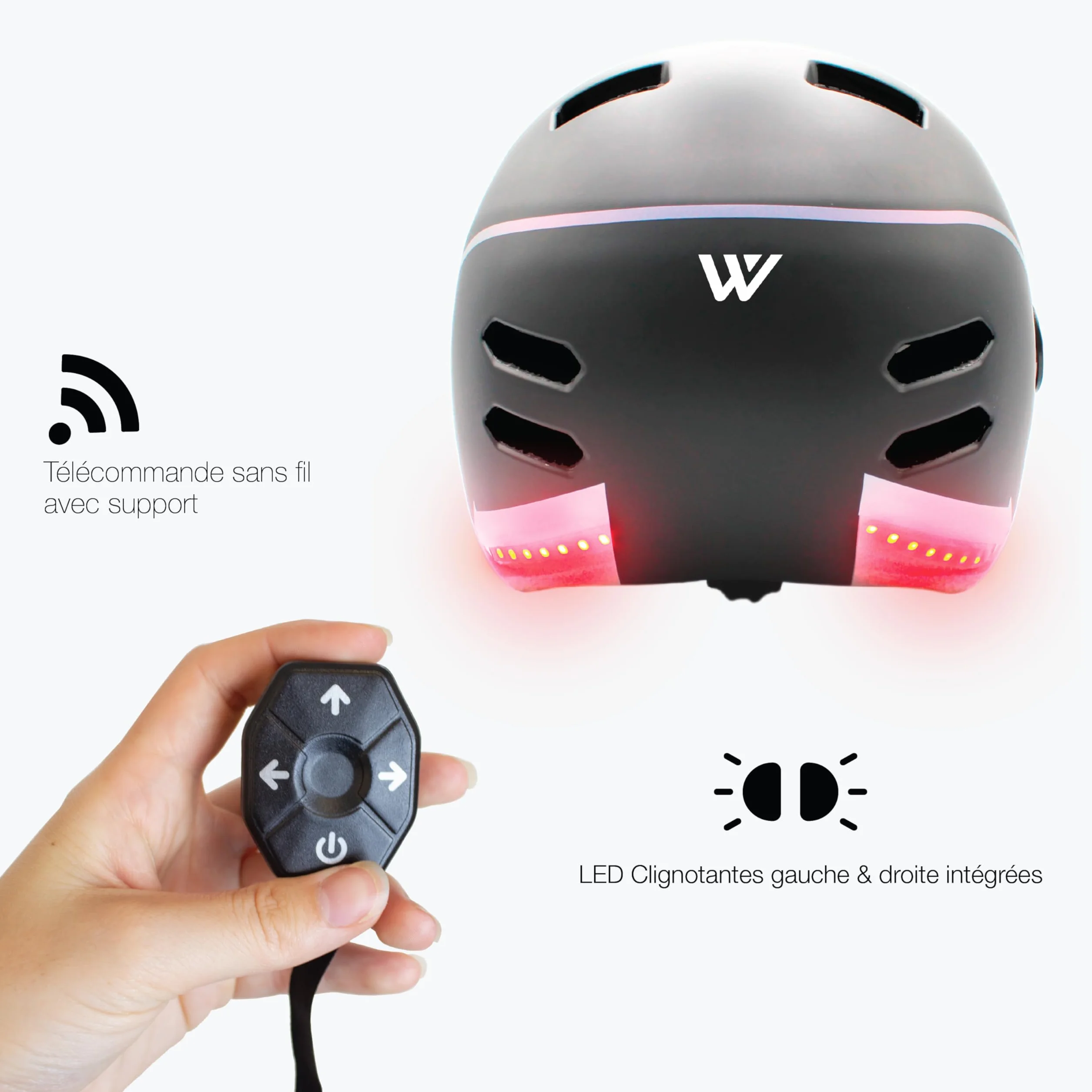 Wispeed Casco para Patinete Eléctrico Logicom Casque_Connect_M