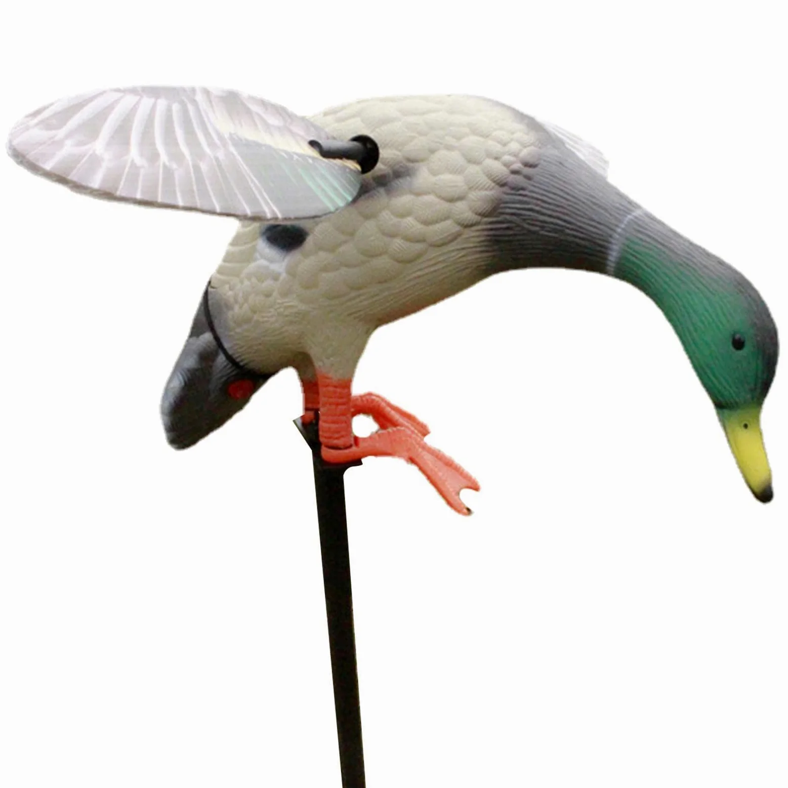 Decoy Mallard Ducks | Ala giratoria flexible de señuelo de pato, control remoto, señuelo de pato eléctrico alimentado por batería para caza de patos más rápido señuelo