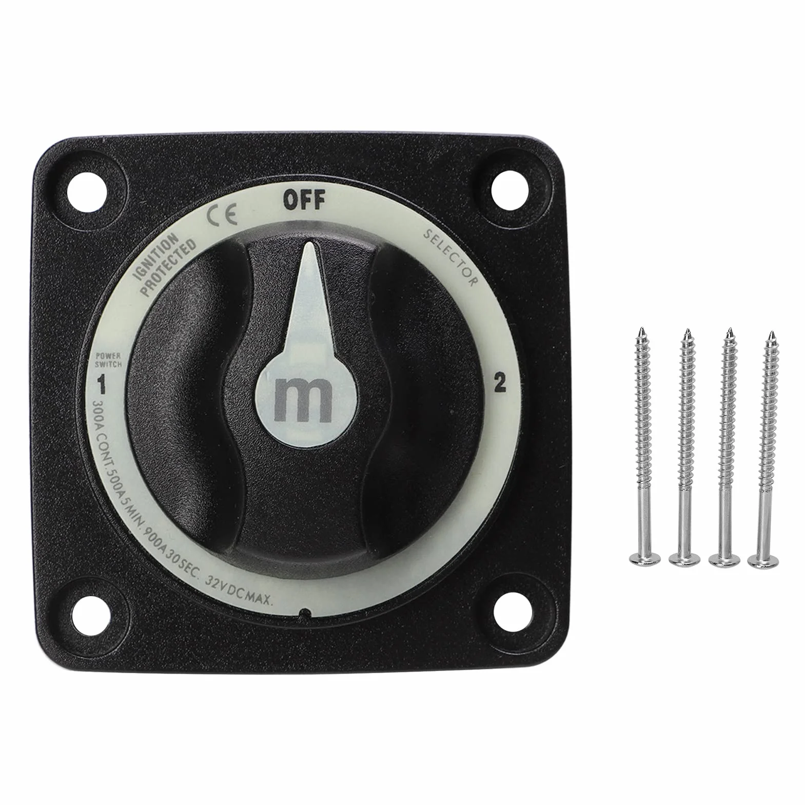 Interruptor Power Kill, 300 A, interruptor selector de batería, interruptor de 3 posiciones para barco autocaravana