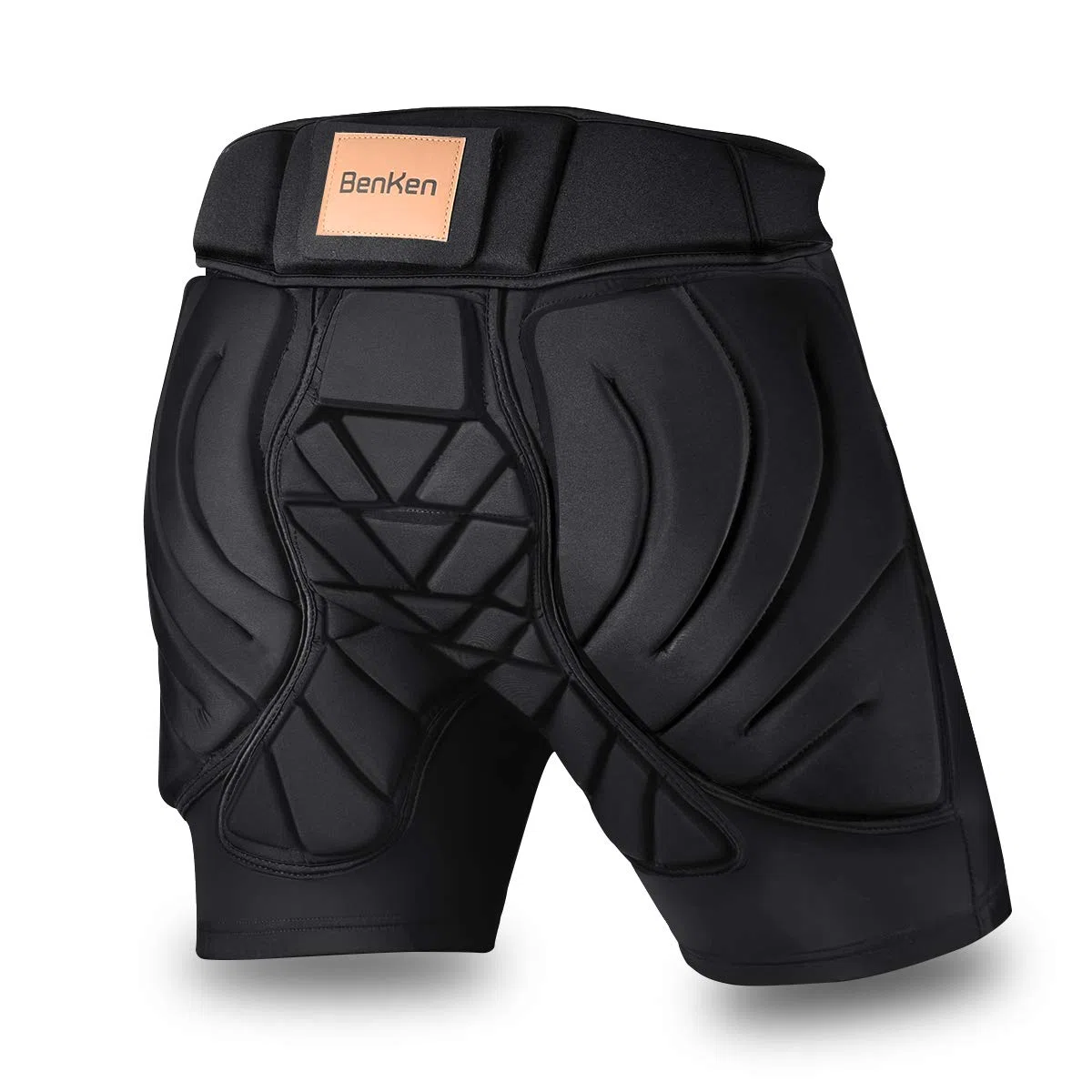 BenKen - Pantalones Cortos de esquí y Nieve, Protectores Acolchados Eva, protección 3D para Caderas, Culo y cóccix, Unisex, Transpirable, Resistente a los Golpes