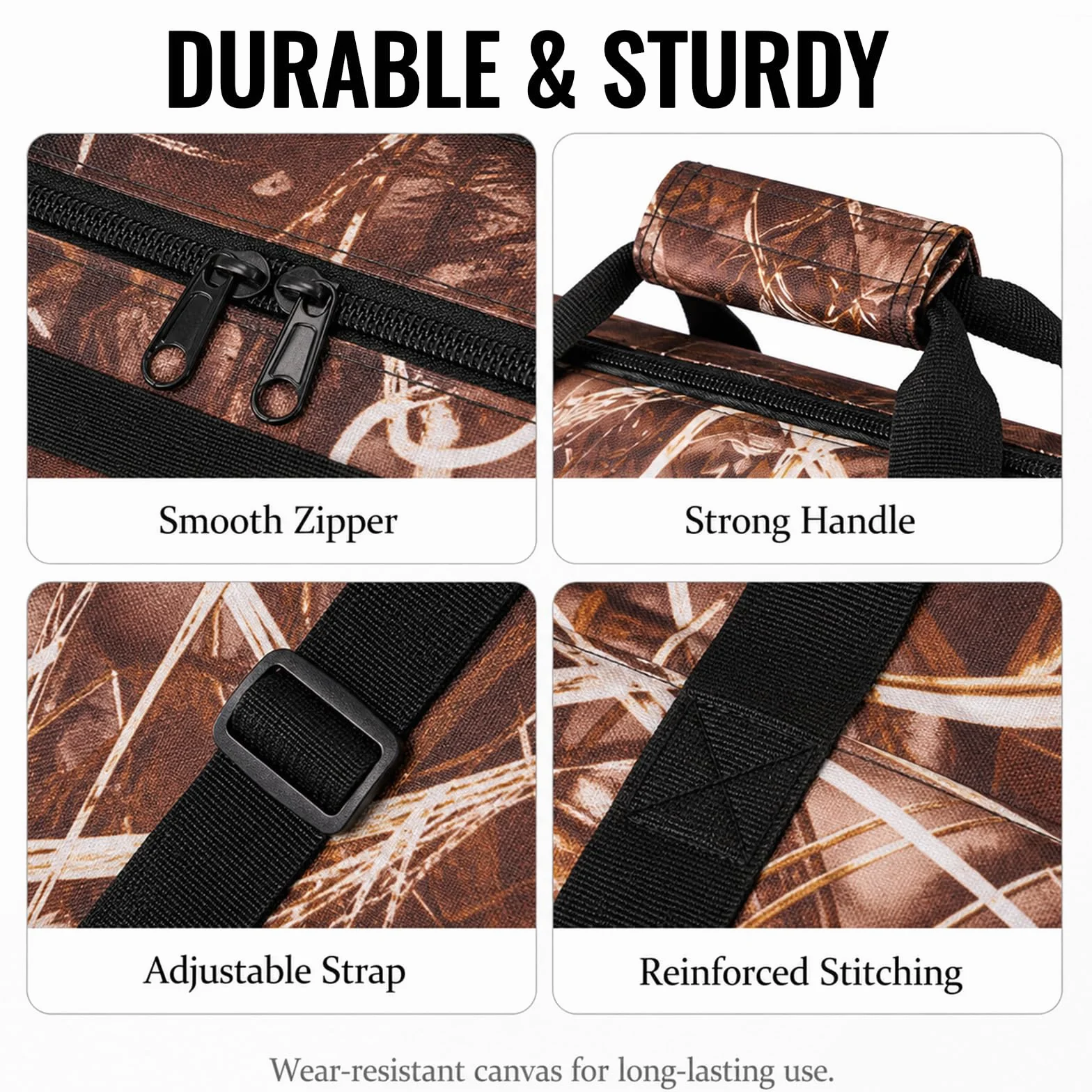 Mochila de arco compuesto con arco con múltiples bolsillos, bolsa de transporte portátil, gran capacidad, duradera, para almacenamiento de arco, estuche para caza al aire libre,