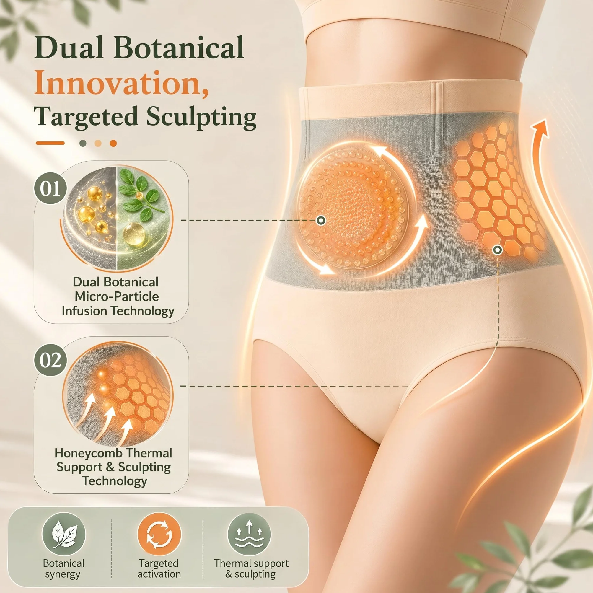 Pantalón Corto Termogénico Reductor de Cintura Alta Moldeador para Mujer Control de Barriga