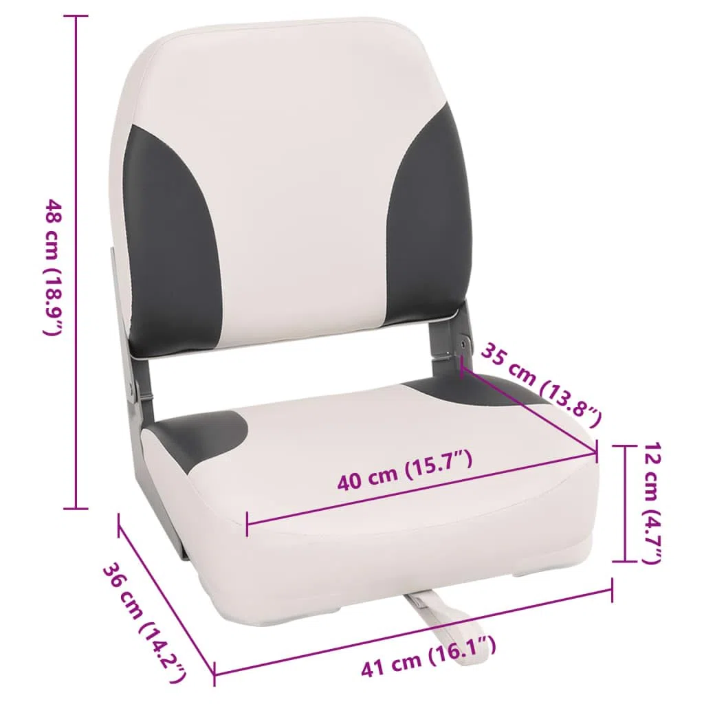 vidaXL Asiento de Barco Asientos de Barco Silla de Barco
