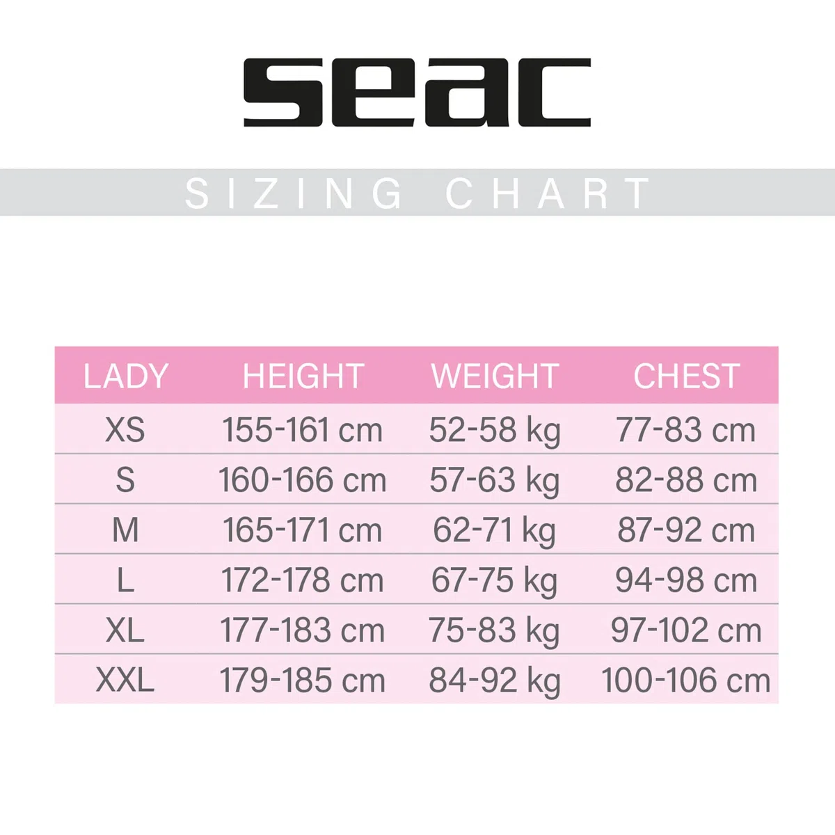 Seac Sense Long Lady, Traje de neopreno de una pieza para snorkel y submarino, Neopreno super elástico de 3 mm, Mujer
