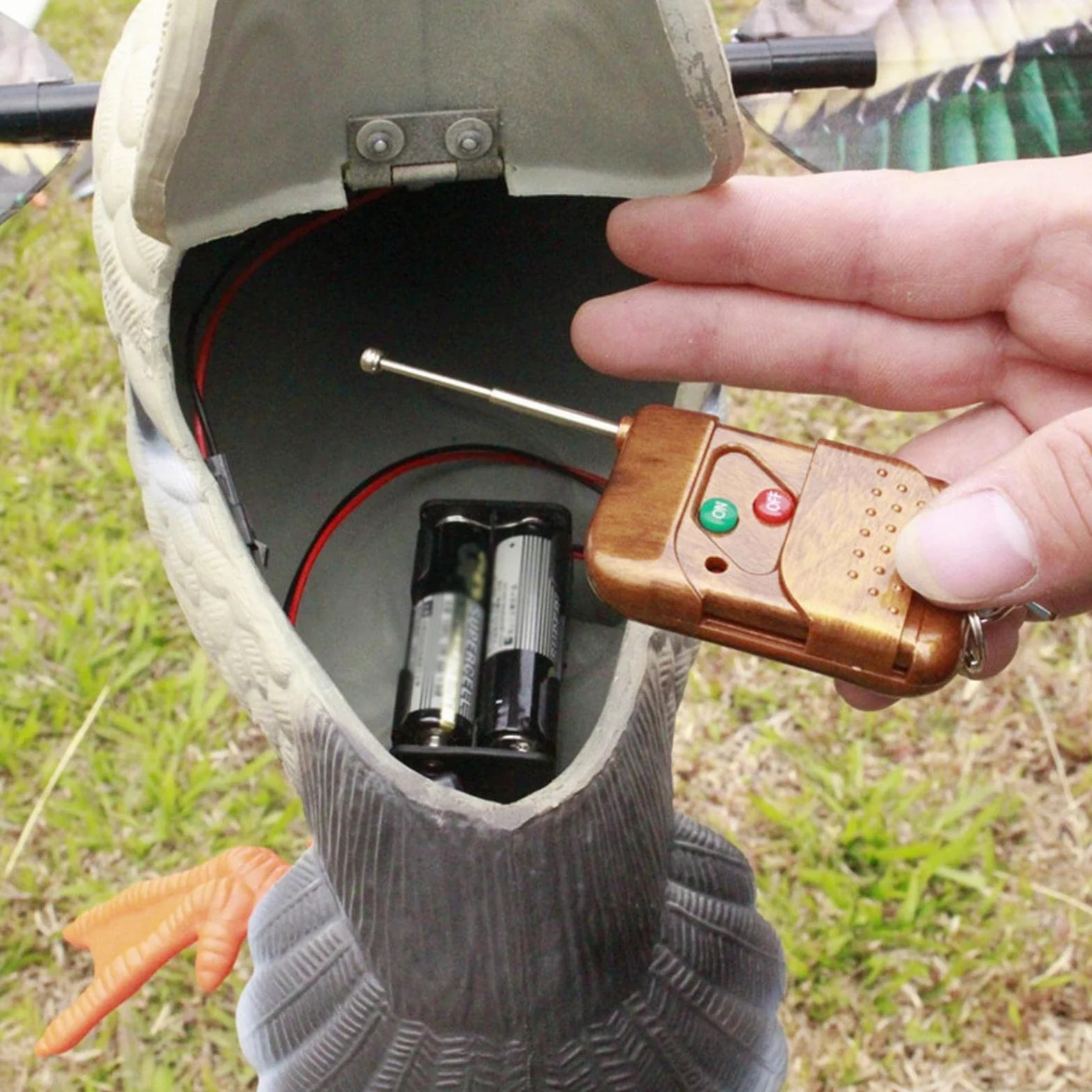 Decoy Mallard Ducks | Ala giratoria flexible de señuelo de pato, control remoto, señuelo de pato eléctrico alimentado por batería para caza de patos más rápido señuelo