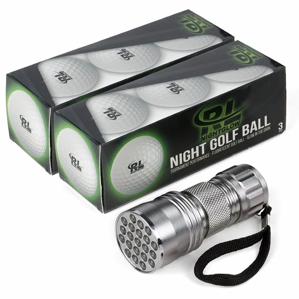 R&L Pelotas de Golf Brillantes Fluorescentes para Deportes Nocturnos