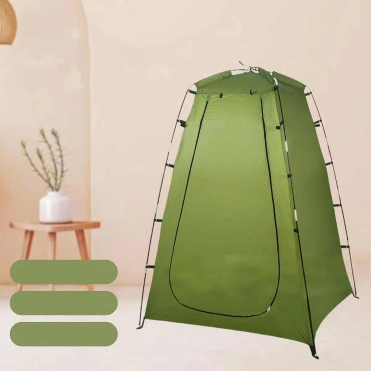 Tienda de Ducha Portátil | Vestidor Portátil para Aseo,Tienda Camping 4 en 1 Resistente al Viento con Privacidad