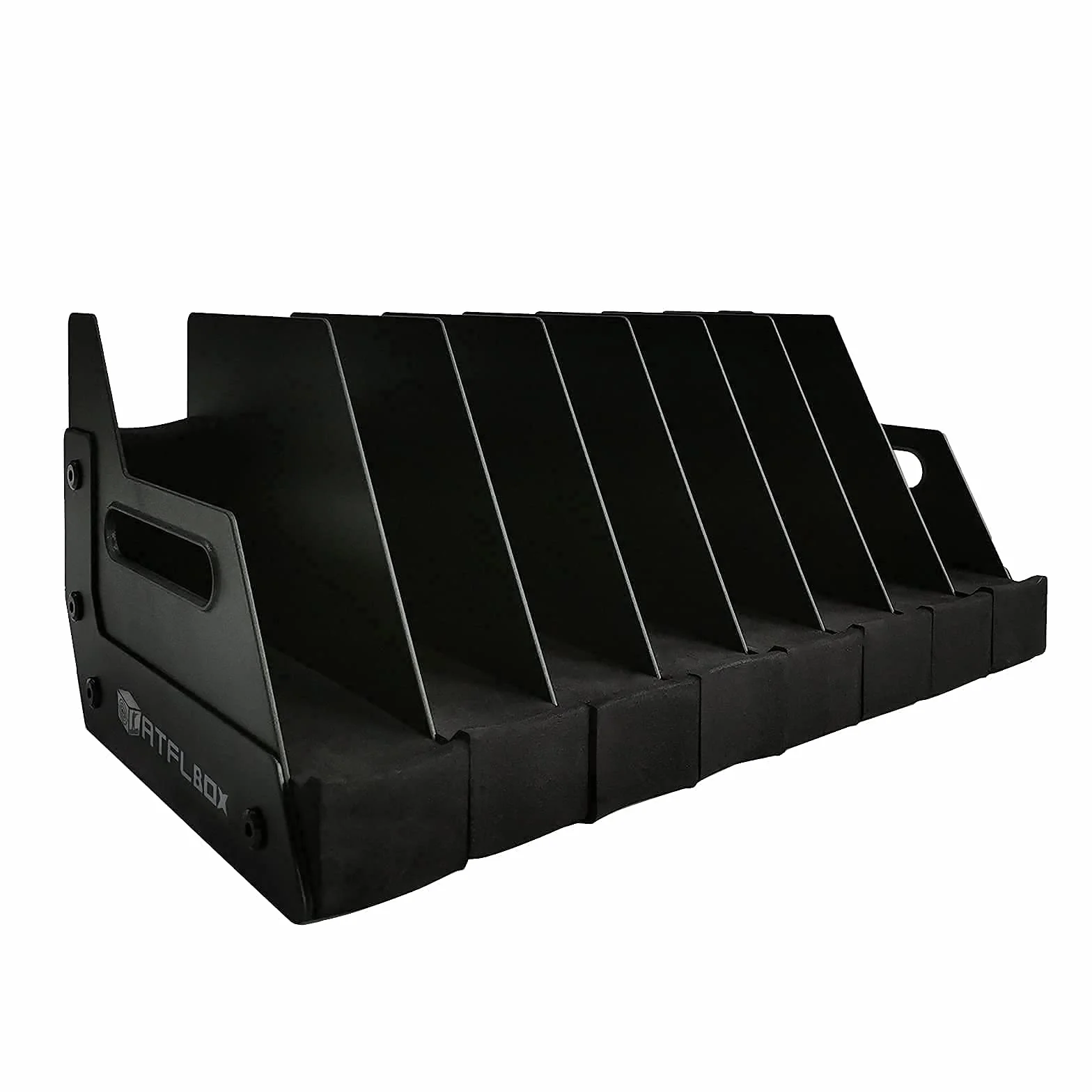 Pistola revólver para pistola, soporte para pistola de mano, se adapta a la mayoría de las pistolas de campo a través de 4 a 8, organizador de almacenamiento de gabinete seguro para armas (8-Slot)