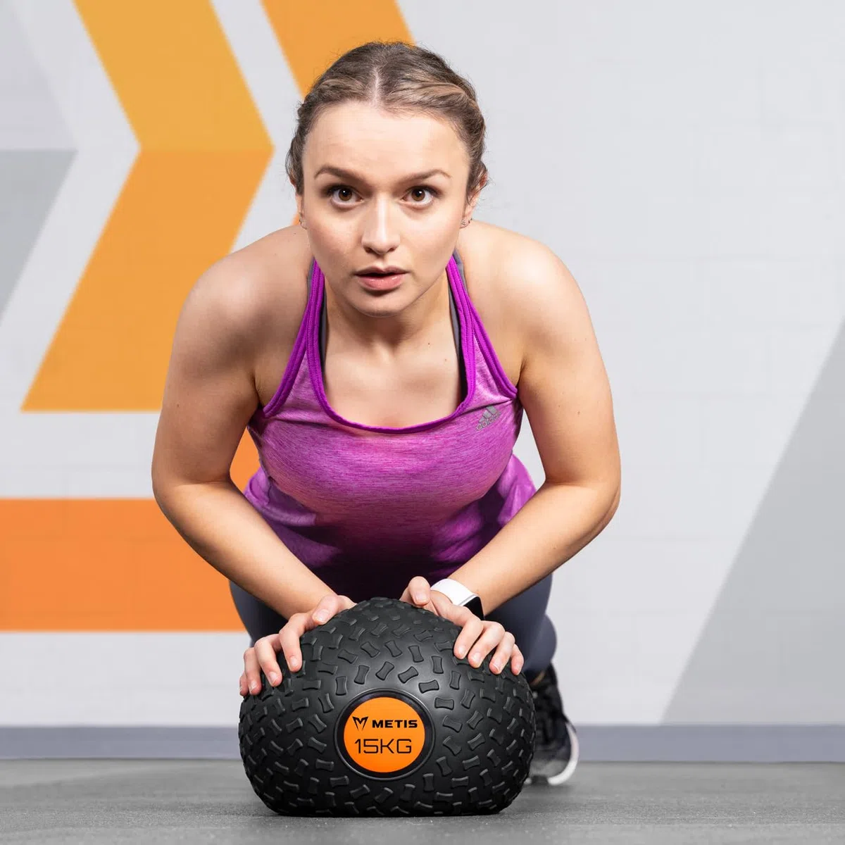 METIS Slam Ball Balones Lastrados 3kg – 30kg | Balones Medicinales de Bajo Rebote para Entrenamiento de Fuerza Central y Musculación | Balón de Fitness