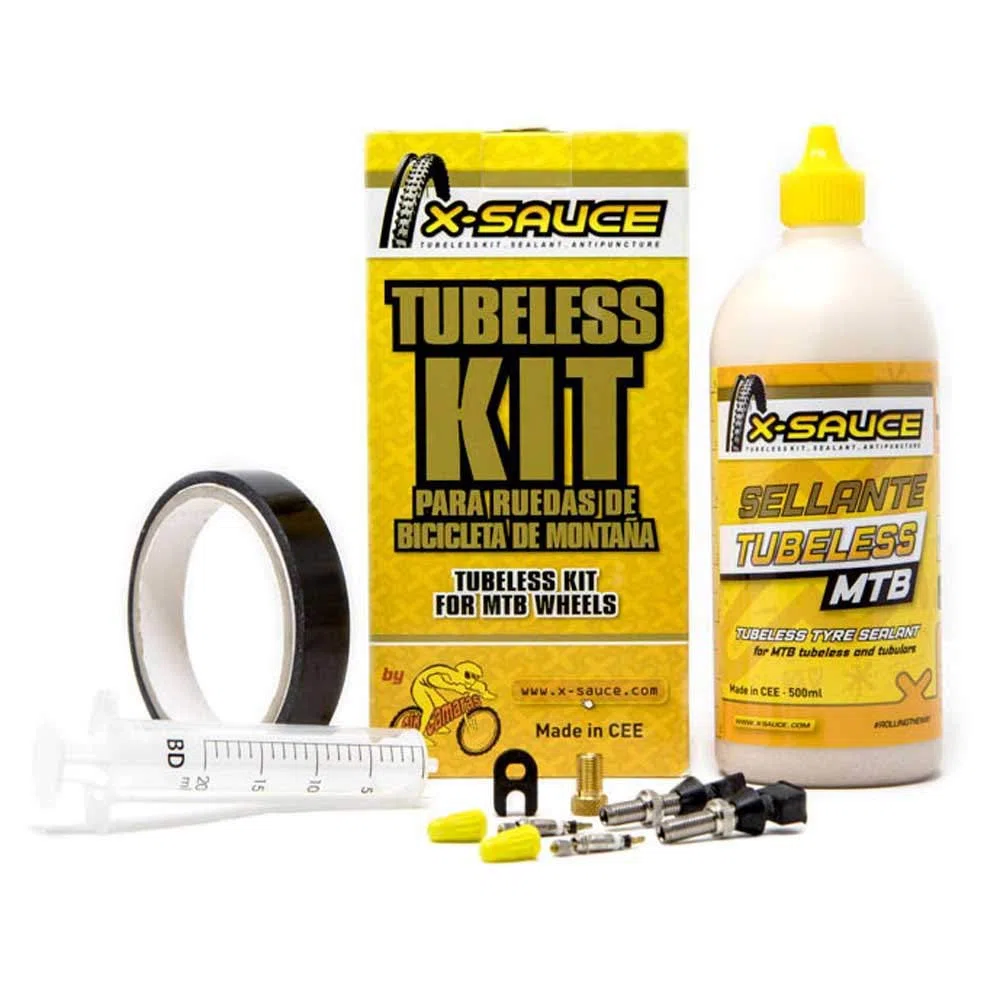 X-Sauce Kit TUBELESS MTB V. Fina - Cinta Negra 23mm