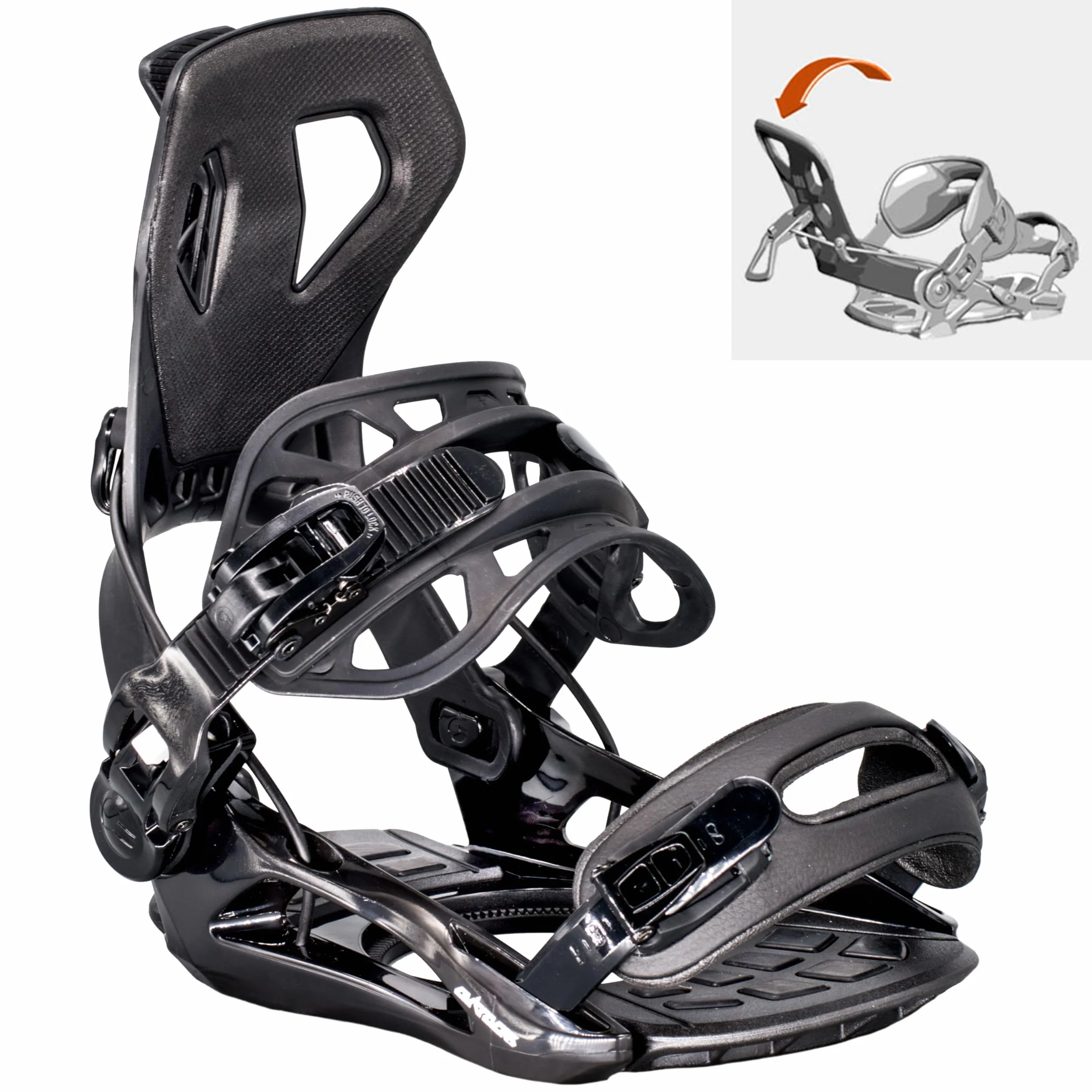 AIRTRACKS Snowboard Set (Paquete Completo) Tabla Data Wide Rocker+Fijaciones Master FASTEC+SB Bolsa/Nuevo