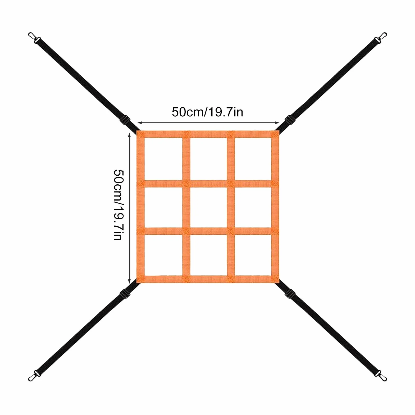 Strike Zone Target, Pitching Target Strike Zone | Red de objetivo de lanzamiento ajustable - Red de práctica de béisbol, correa de fijación para golpear, golpear, atrapar, ayuda de