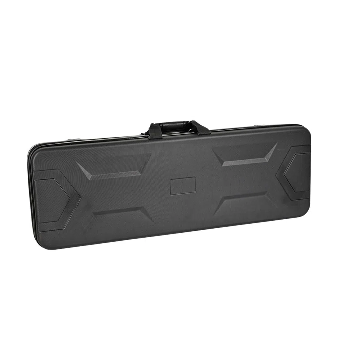Fundas Rígidas para Rifles Plástico ABS Estuche Táctico Multiusos para Arcoi Recurvo con Asa de Transporte y Bandolera Forrado de Espuma para Viajeros, Aficionados Al Tiro, y Cazadores