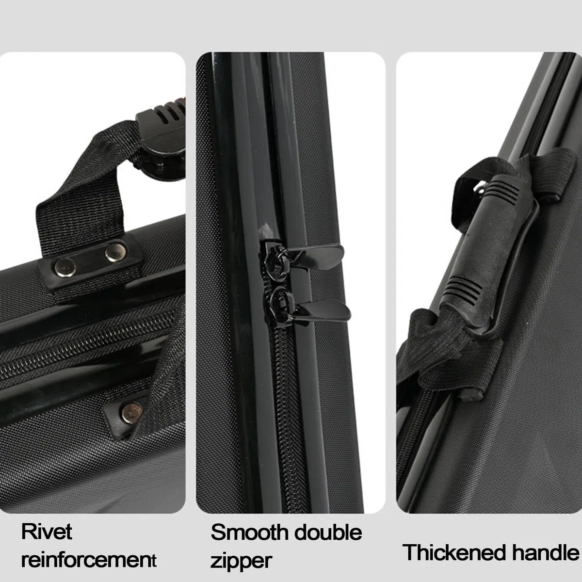 Fundas Rígidas para Rifles Plástico ABS Estuche Táctico Multiusos para Arcoi Recurvo con Asa de Transporte y Bandolera Forrado de Espuma para Viajeros, Aficionados Al Tiro, y Cazadores
