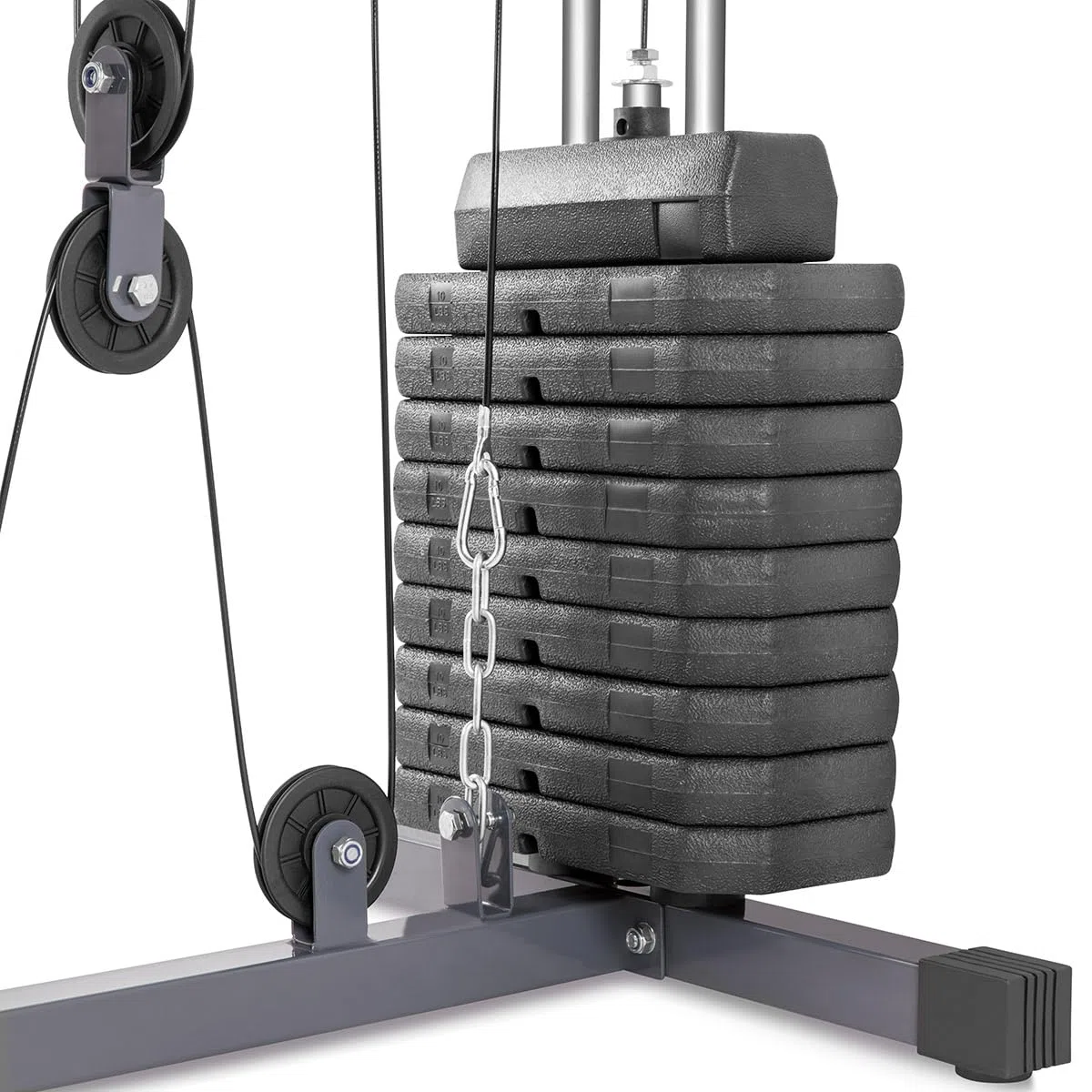 FITFIU Fitness GYM-100 Máquina multiestación musculación para casa, Pesas de 53 kg, Gimnasio Compacto para Entrenamiento Completo, Unisex Adulto