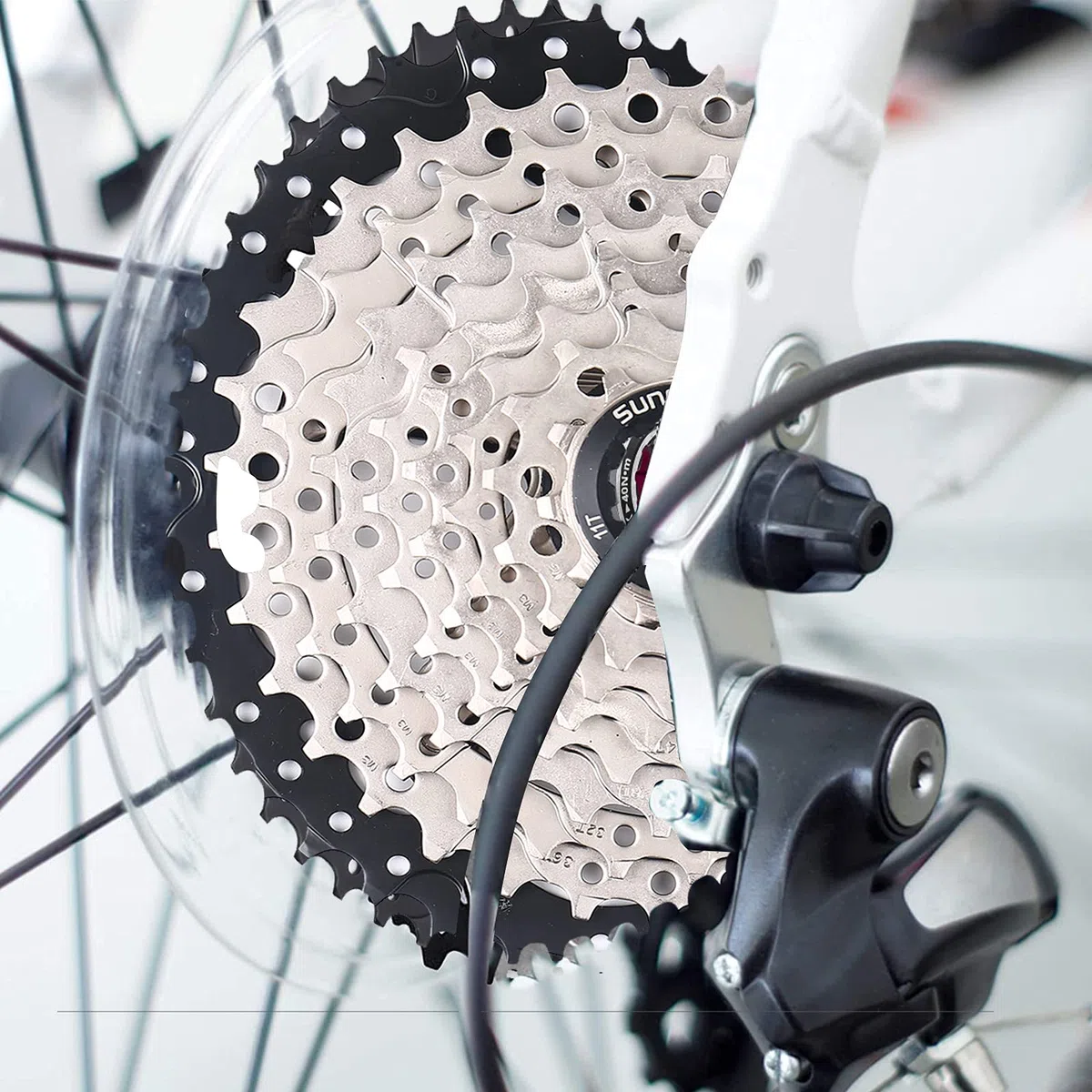 Cassette 10 velocidades, 11-42T, 10 velocidades, con Tornillo B Alargado, para Bicicleta de Carretera, Bicicleta de Carretera Plegable