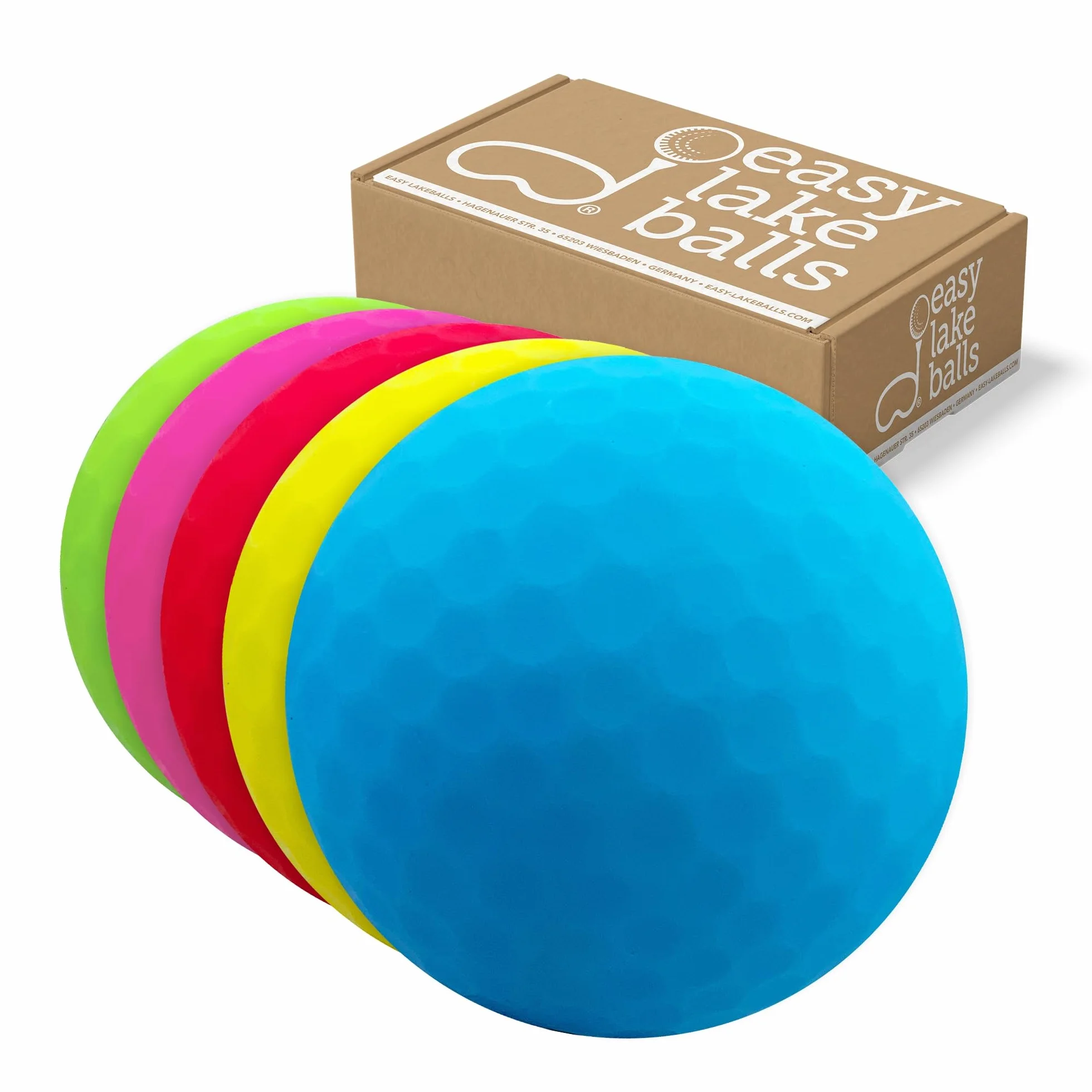 Pelotas de golf de colores calidad AAA/AA - 25 unidades