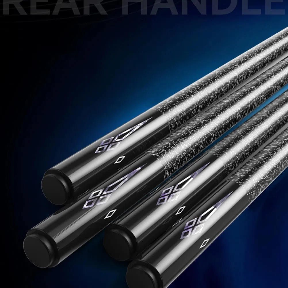 Taco de Billar Fibra de Carbono 148CM Punta de10mm/11.5mm/13mm Profesional Snooker Pool Cue 1/2 Taco De Piscina Arce Hecha A Mano 19-20oz(Size:11.5mm,Color:#3)