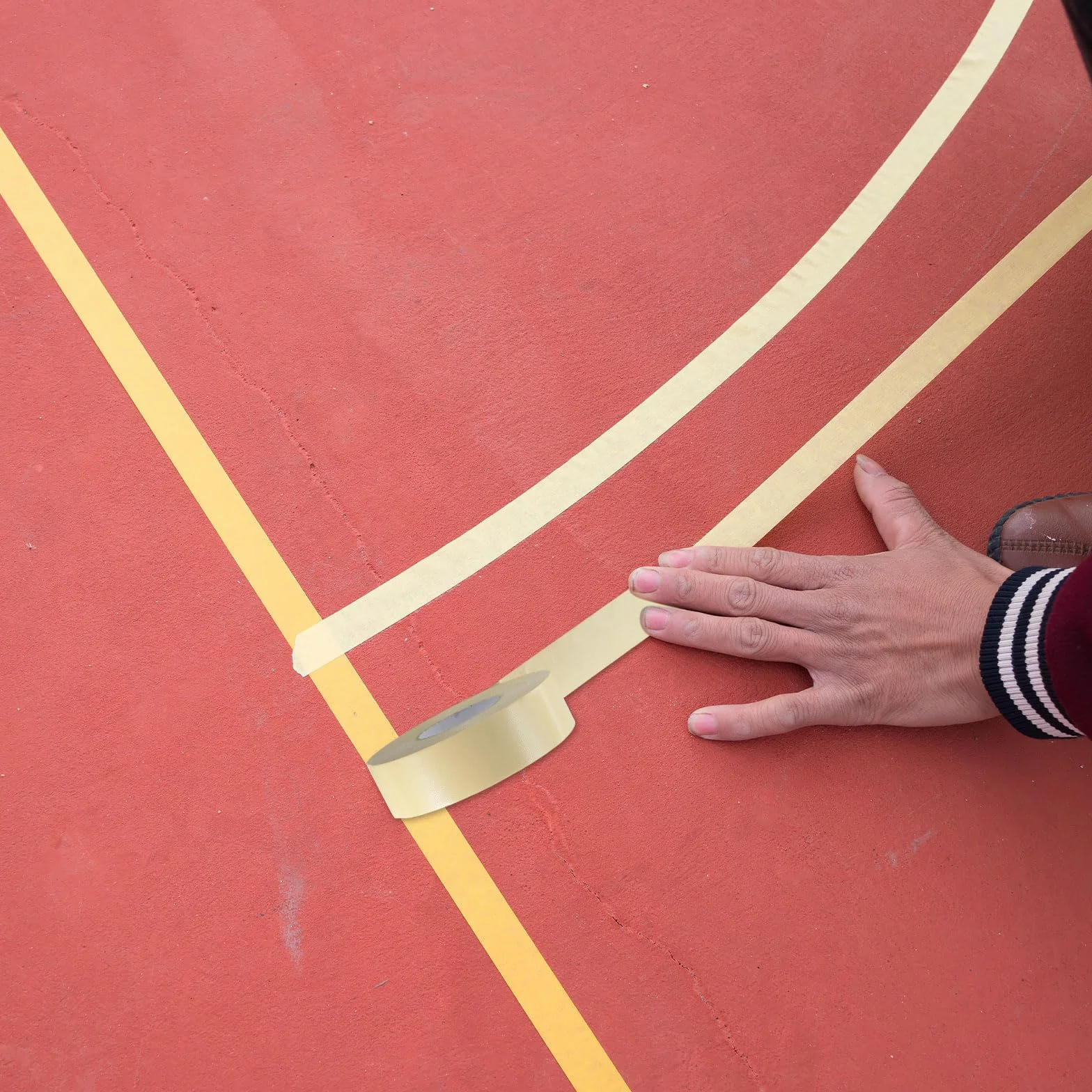 PATIKIL Cinta de Pista de Pickleball 2 Pulgadas x 236 pies, Kit de Marcado para Pistas de Pickleball, Tenis, Voleibol y Bádminton, Verde Oscuro