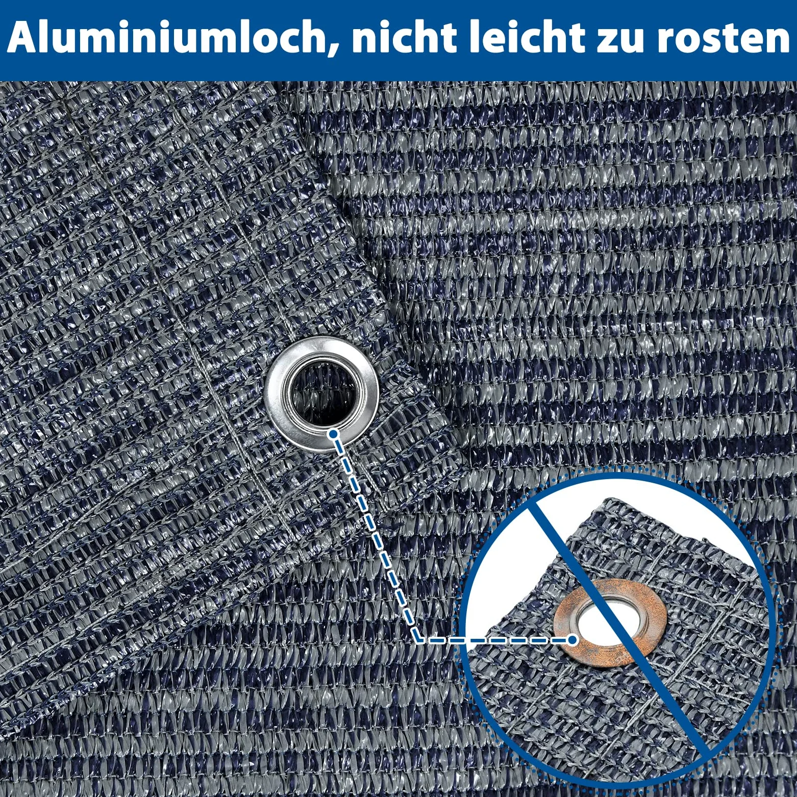 Froadp HDPE Alfombra de Tienda Camping al Aire Libre Antideslizante con Agujero de Aluminio y Bolsa de Transporte Lonas de Suelo de Campaña Carpa Lavable para Caravanas Veranda