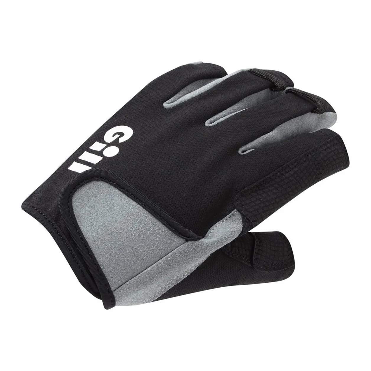 Gill Junior Deckhand Short Finger Sailing Gloves 2022 - Black