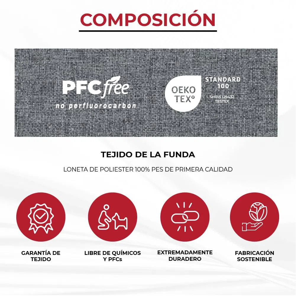 K´Foam Colchón Plegable Cama Delantera Camper Compatible con F. Transit y F. Transit Custom (+2013), Color Gris