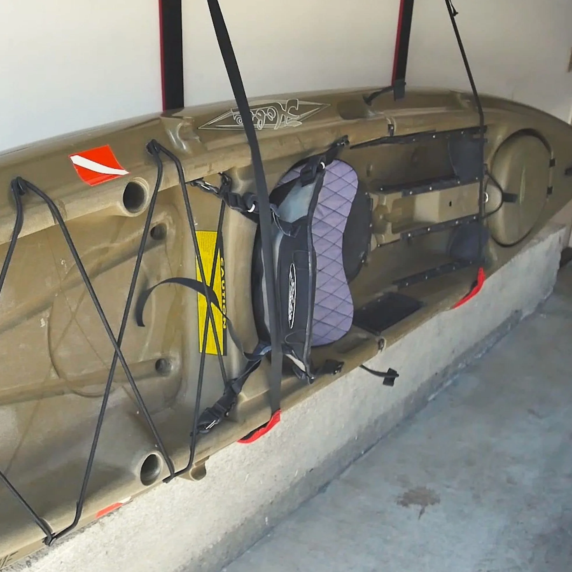 COR Surf Kayak Storage Eslinga Acolchada para Kayak Soporte de Pared