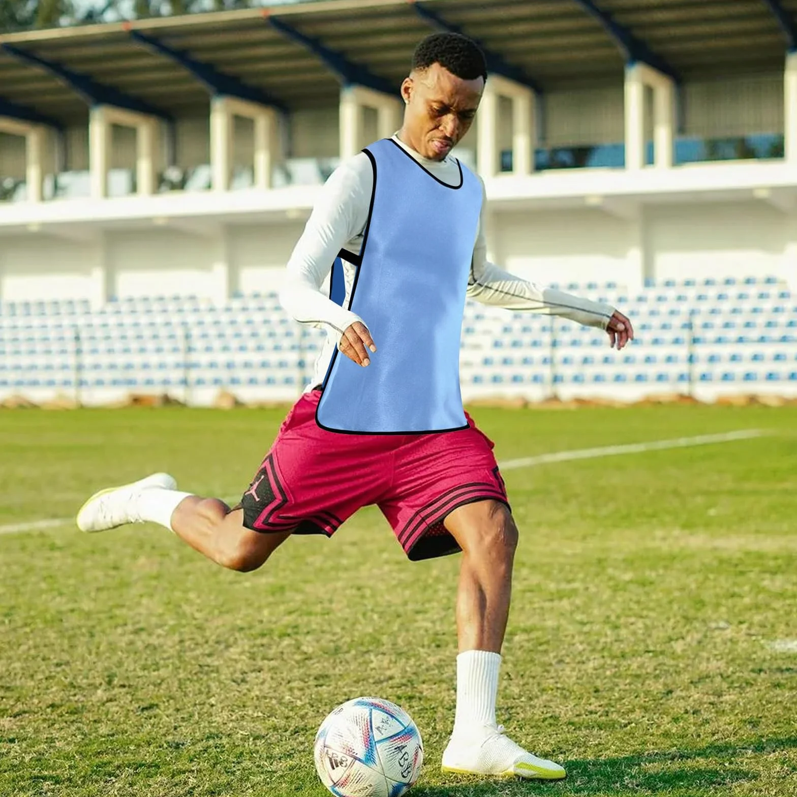 Petos Futbol Adultos XL Transpirables, Chaleco Entrenamiento Deportivo para Baloncesto Rugby