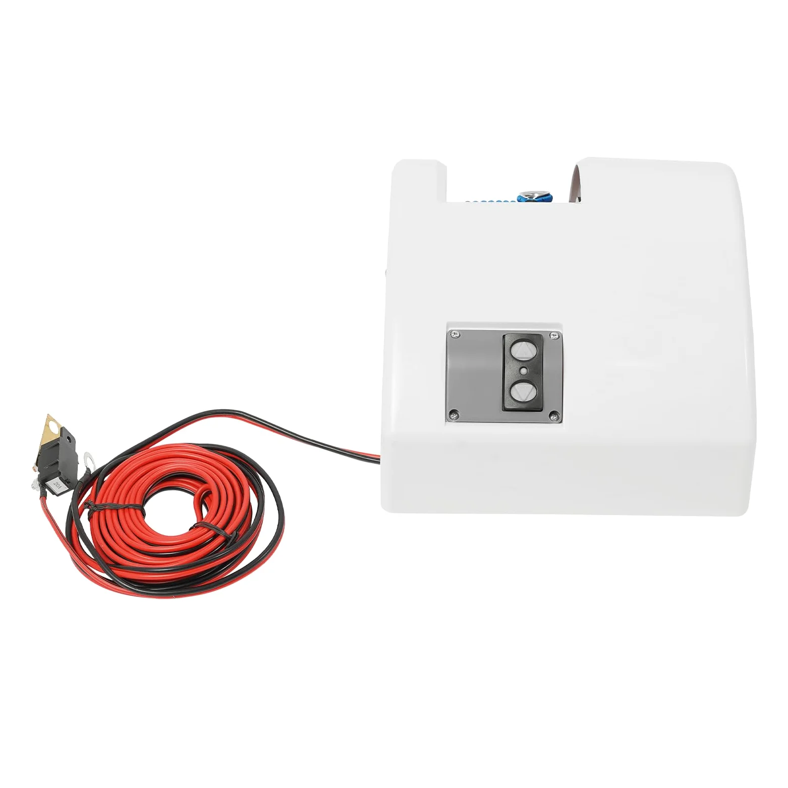 Molinete de anclaje para barcos, 12 V, molinete de ancla eléctrico, con mando a distancia, resistente caja de acero para anclajes de hasta 25 libras, adecuado para agua dulce y salada