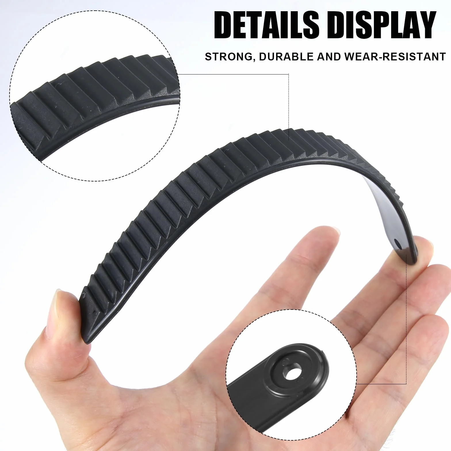 Correas de Snowboard Gosknor 6uds con Hebillas, Correas de Sujeción Elástica para Fijación de Snowboard