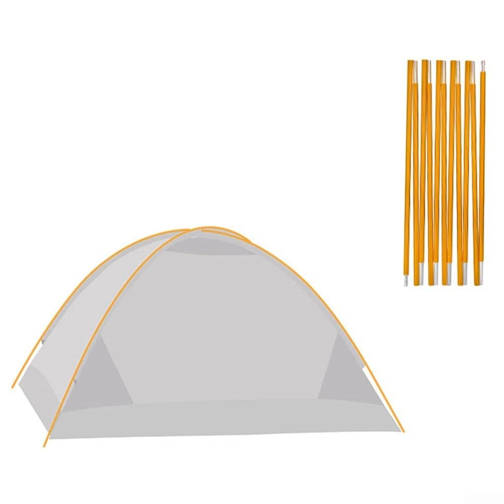 Sistema de reemplazo de poste de tienda de campaña al aire libre construido con aluminio de grado aeronáutico 7001T6 para un rendimiento consistente (4,05 metros)