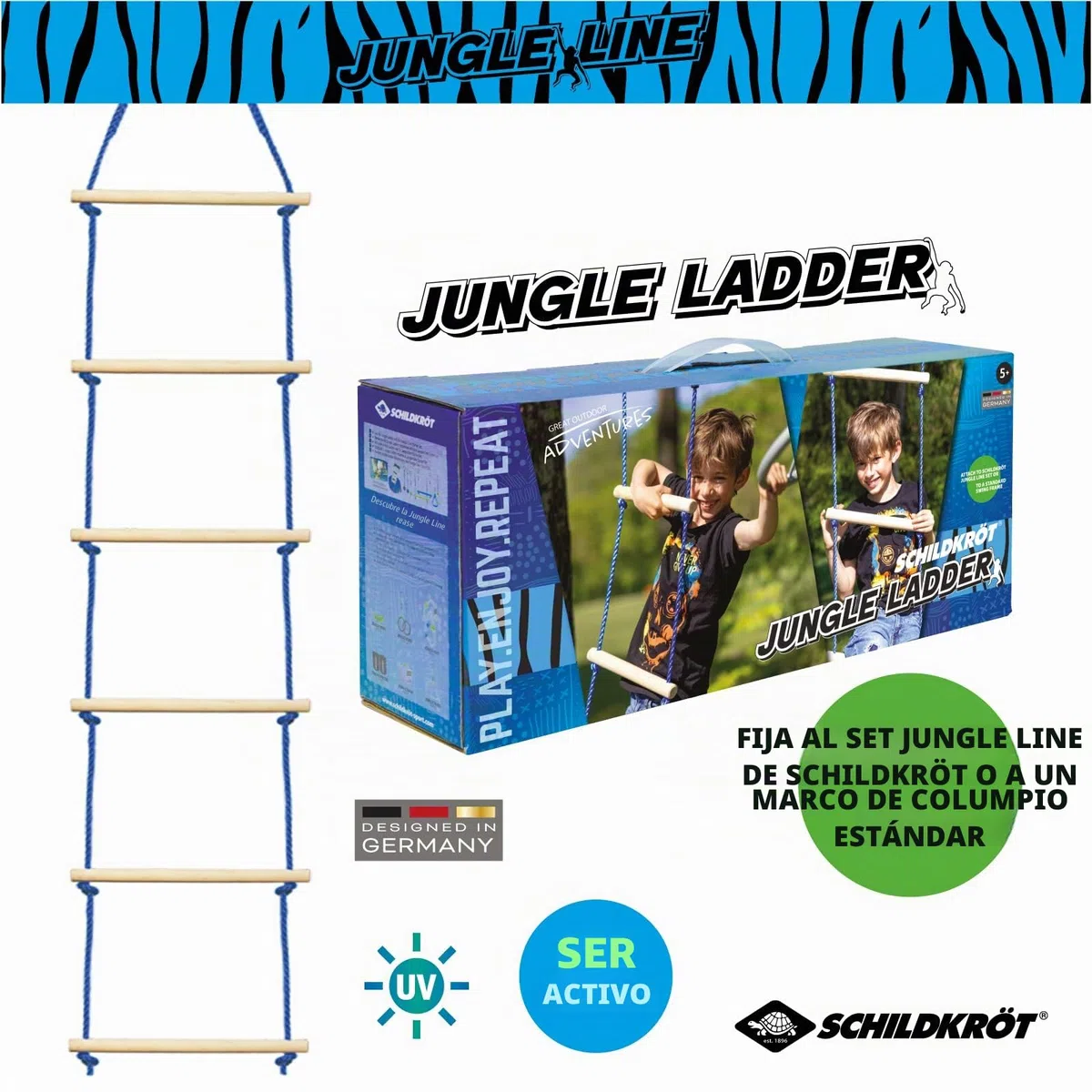 Schildkröt Escalera de Agilidad 4 m | Accesorio Deportivo con 10 Peldaños Ajustables | para Entrenamiento de Velocidad y Coordinación