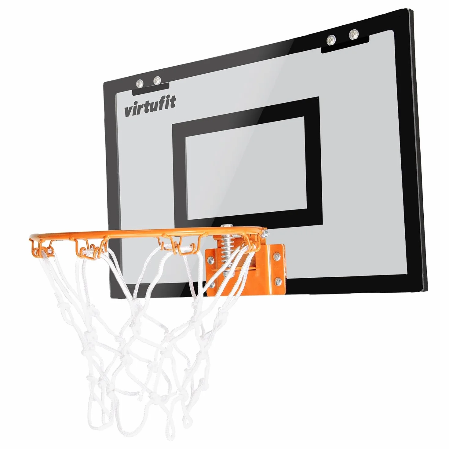 VirtuFit Pro Mini Baloncesto con 2 Bolas y Bomba - Negro