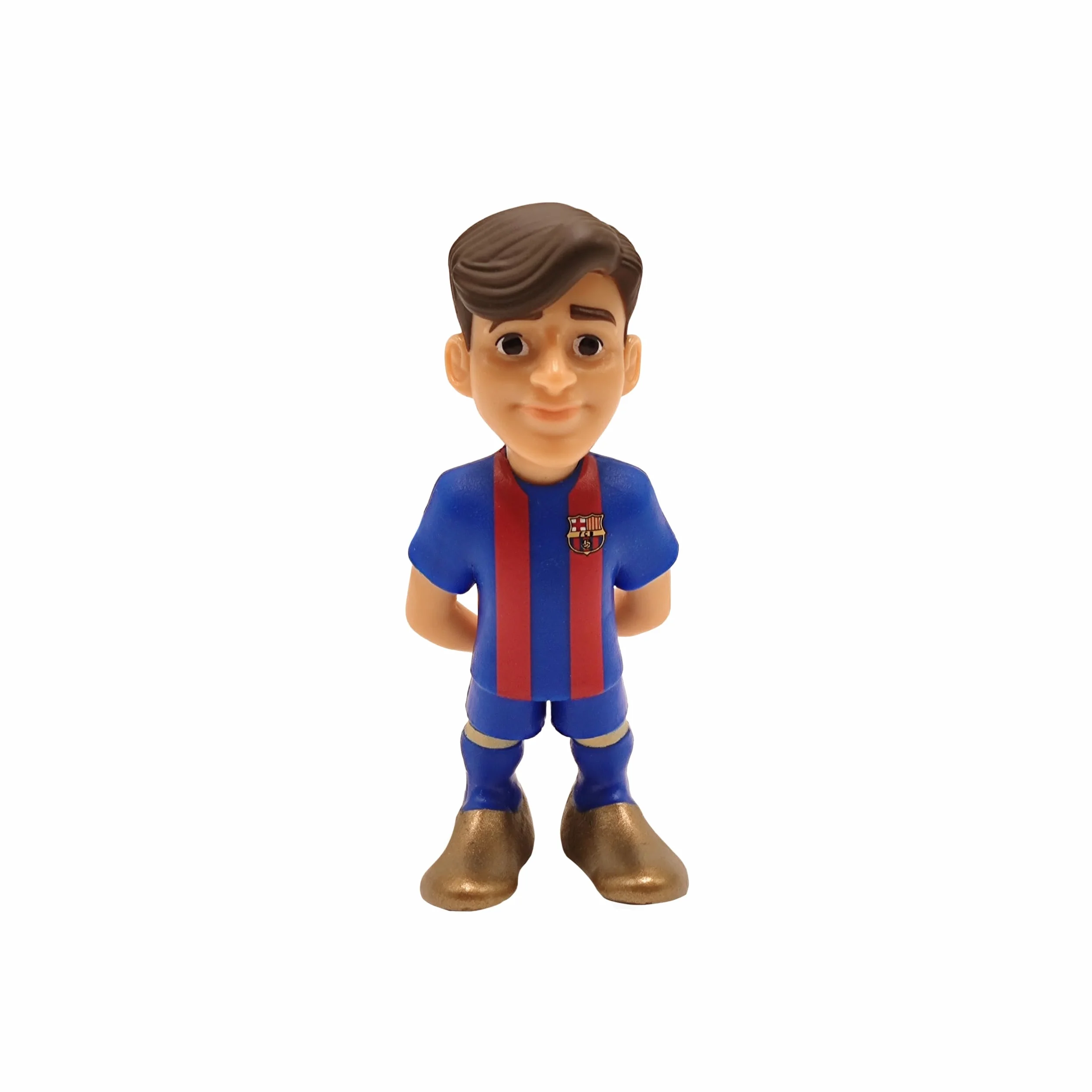 MINIX Collectible Figurines - 5-Pack of 7cm Soccer Players - A Miniature Marvel for Every Football Enthusiast. FC Barcelona, Araujo, TER Stegen, GAVI, Pedri, Lewandowski, 7cm