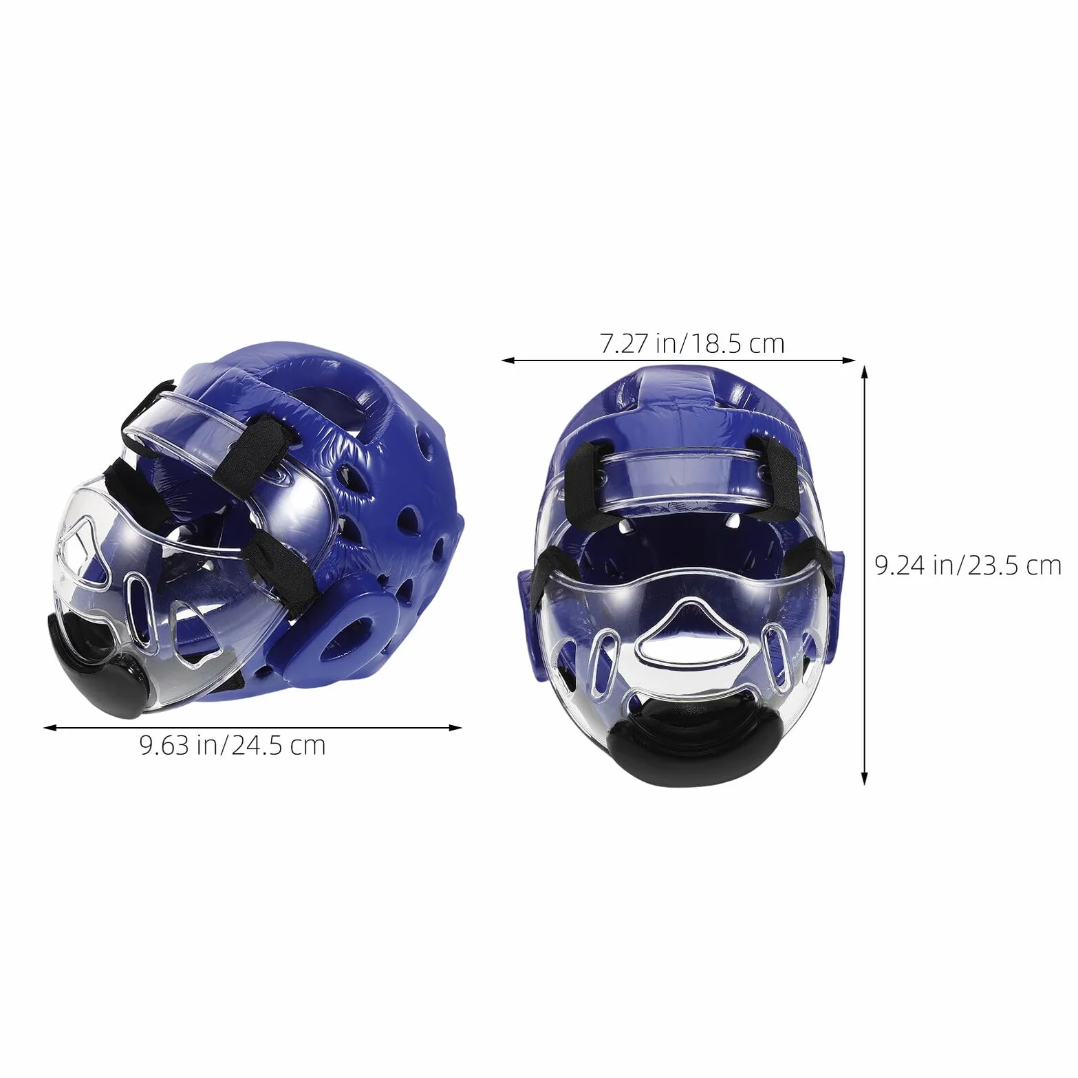 SOIMISS Casco Taekwondo para Niños con Mascarilla Facial Ajustable y Espuma Ligera para Protecciones de Karate y Kickboxing en Deportes Marciales y Lucha