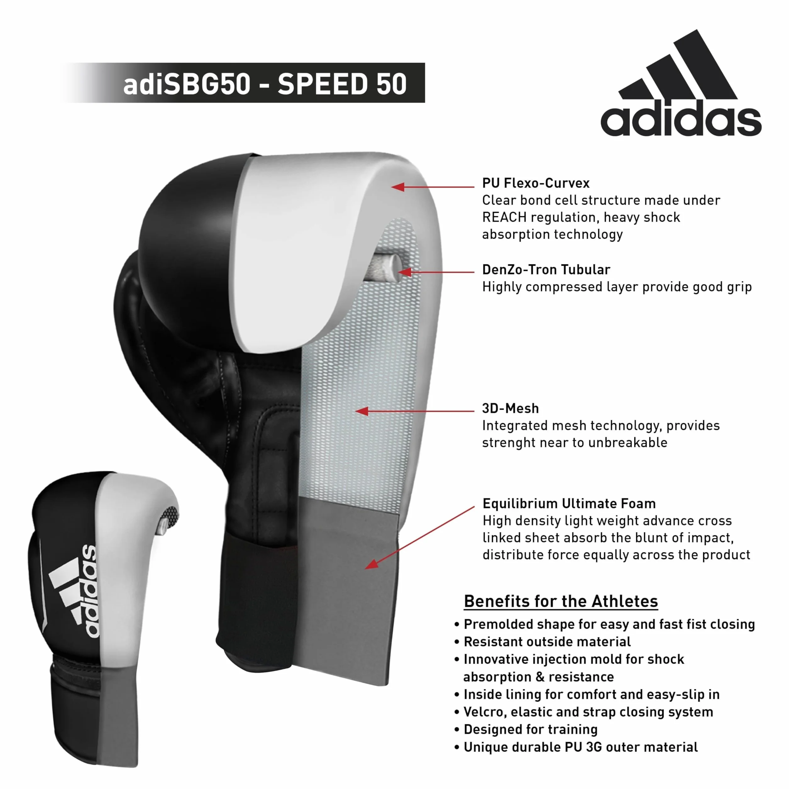 Adidas Speed 50 Aluminio/Oro 14oz