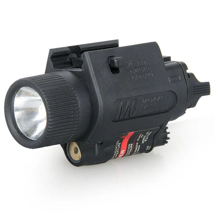 Trimax Linterna táctica con mira punto rojo integrado | Uso exclusivo deportivo. Linterna tipo laser para pistolas de aire y airsoft.