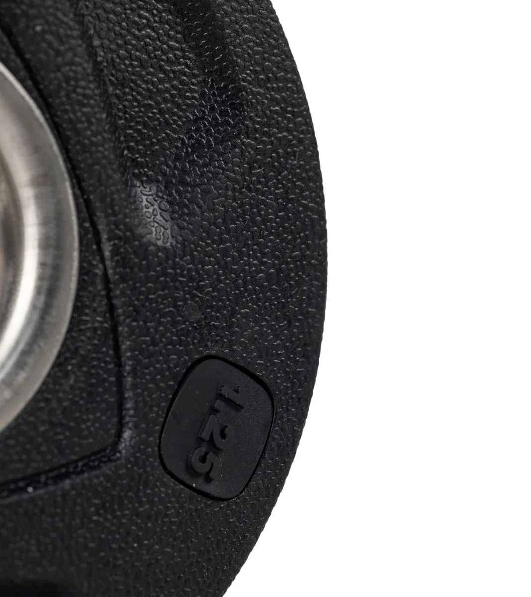 RUSTER Discos de Pesas con Agarre 50 mm de Hierro Recubierto en Goma Natural, Compatibles con Barra Olímpica, Weight Plates para Entrenamiento de Fuerza en Casa y Gimnasio (1,25-25 kg)