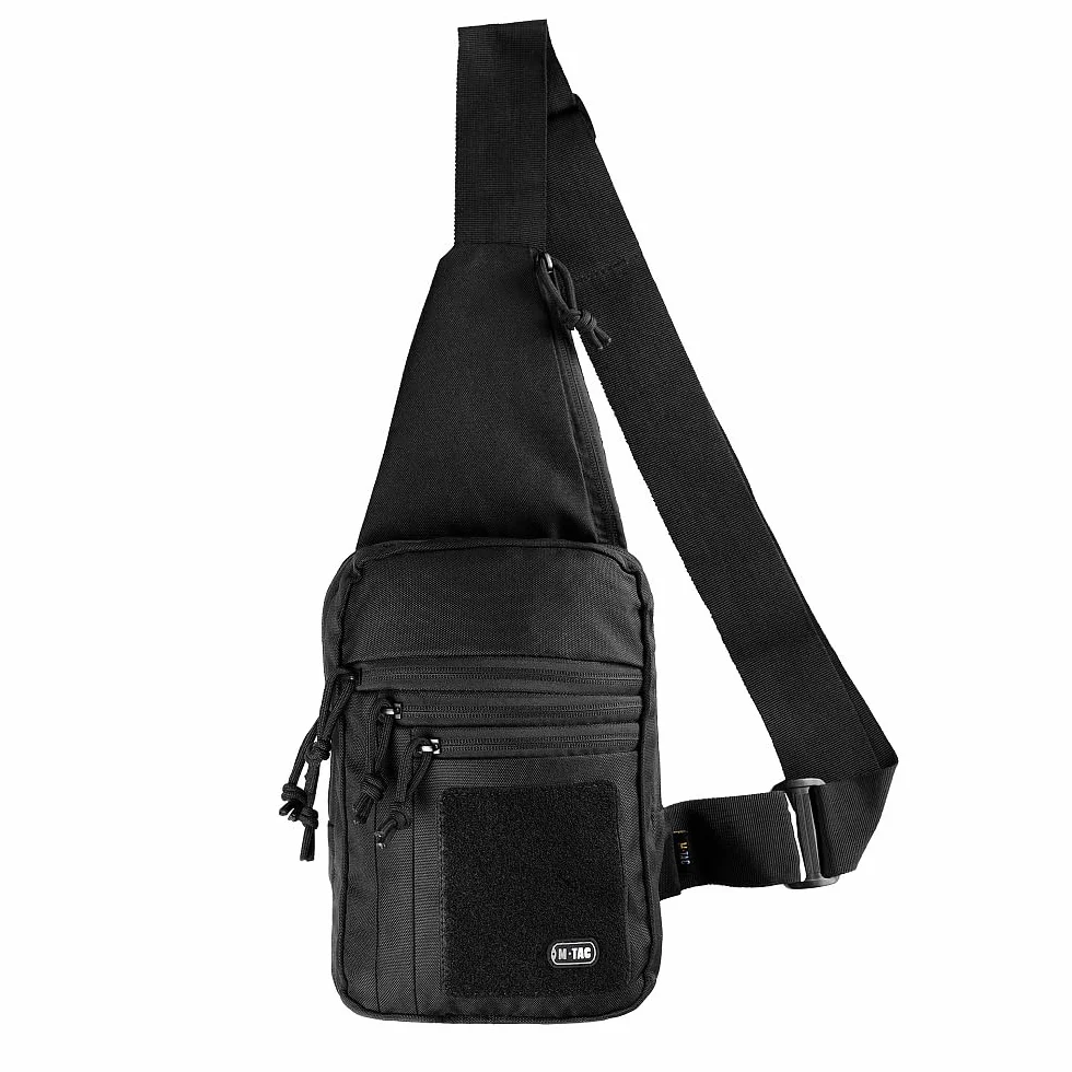 M-Tac EDC Funda para Pistola Negra con Bolsillo Oculto 5 Compartimentos Ajuste Universal