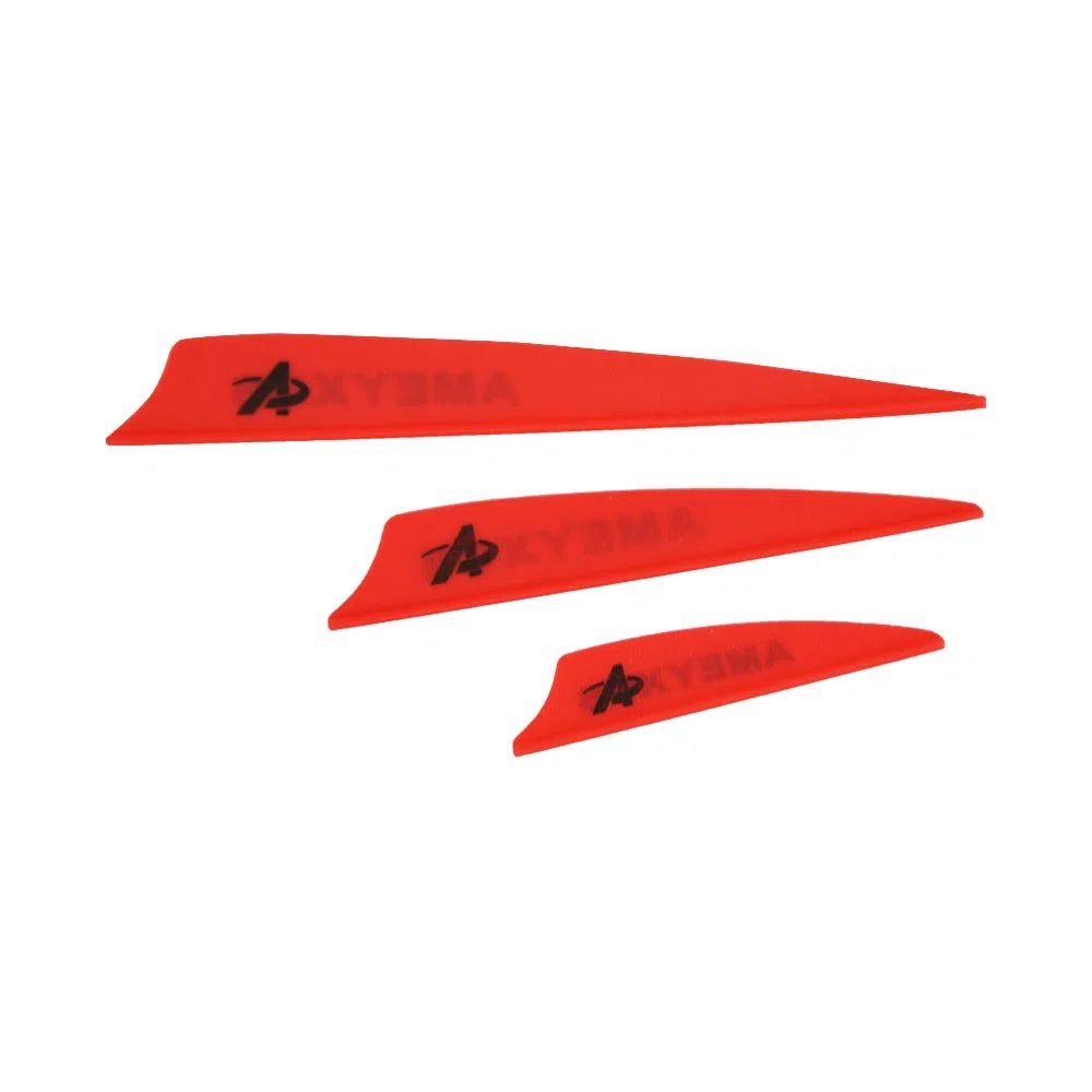 wolfman Tiro con Arco 100 Pcs Pluma de Flecha Pluma de Goma 2/3/4 Pulgadas en Escudo Gota de Agua Pluma de Flecha para Tiro con Arco de Caza DIY
