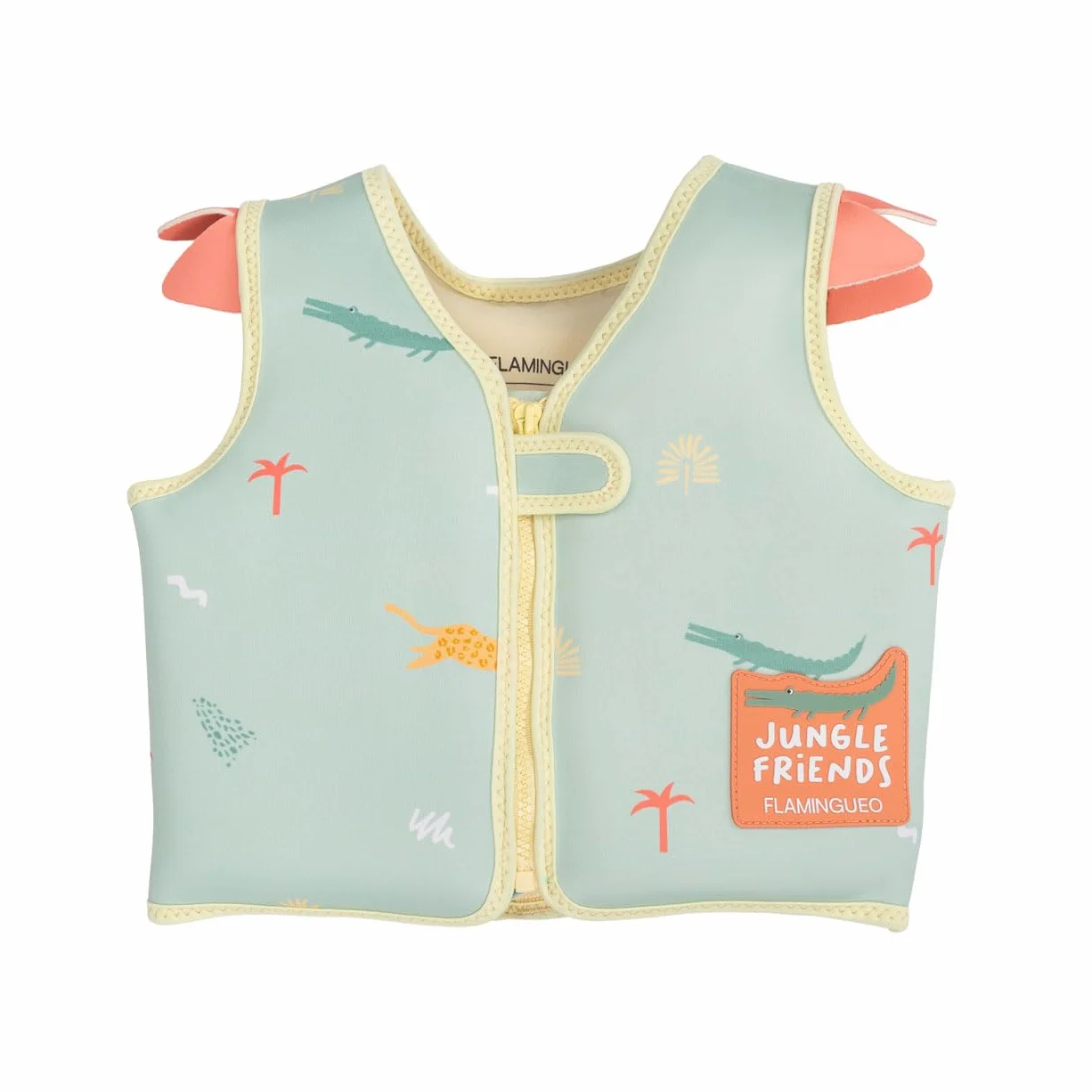 Flamingueo Chaleco Natación Niños Neopreno Espuma EPE Correa Ajustable 3-6 Años